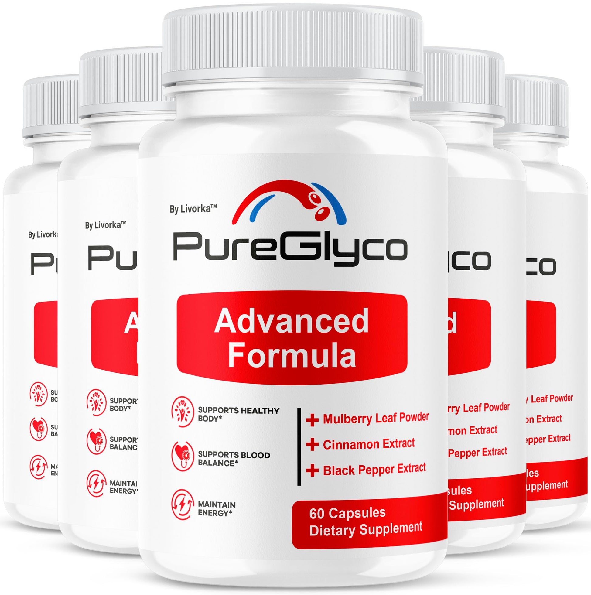 LIVORKA Pure Glyco Capsules 300 Capsules