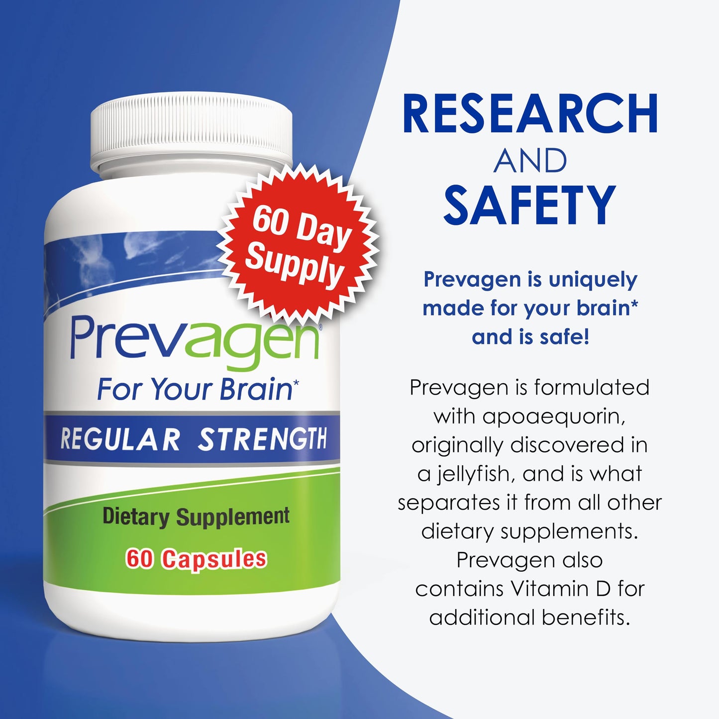 Prevagen Regular Strength Capsules 60 Count