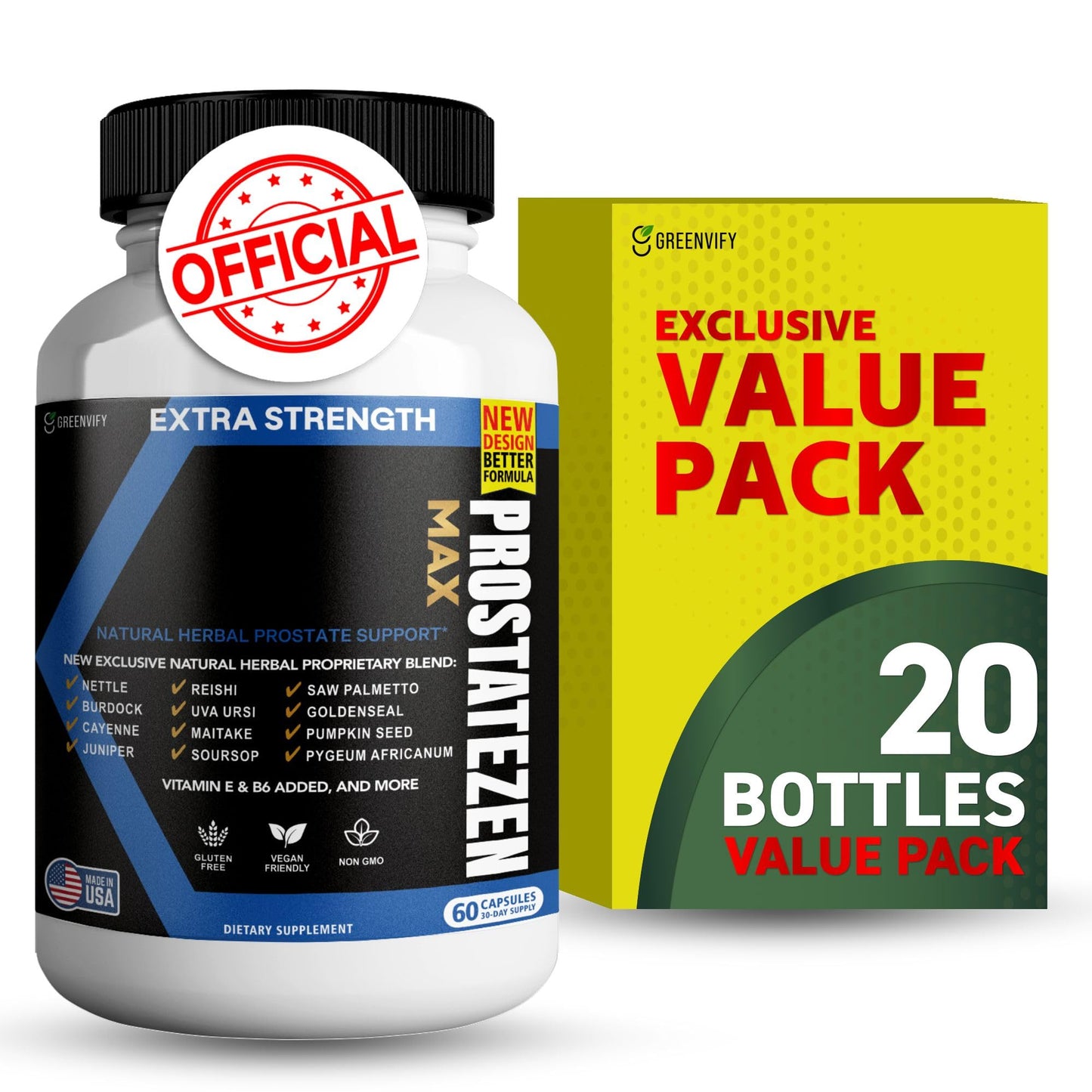 GREENVIFY ProstateZen Max Capsule 1200 Capsules
