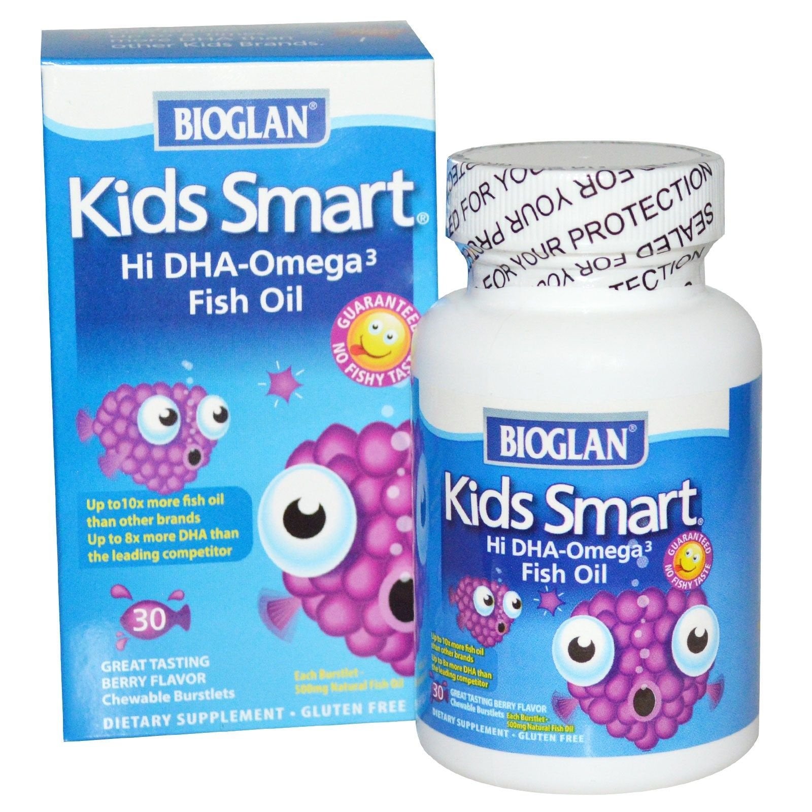 Bioglan Kids Smart Burstlets Berry Flavor Chewables 120