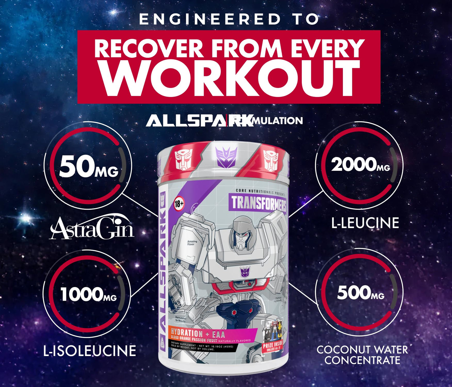 Core Nutritionals Allspark Hydration + EAA Powder 16 Servings