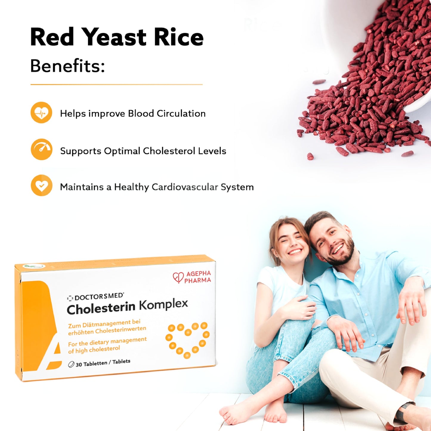 DOCTORSMED Cholesterin Komplex Tablets, 30 Count