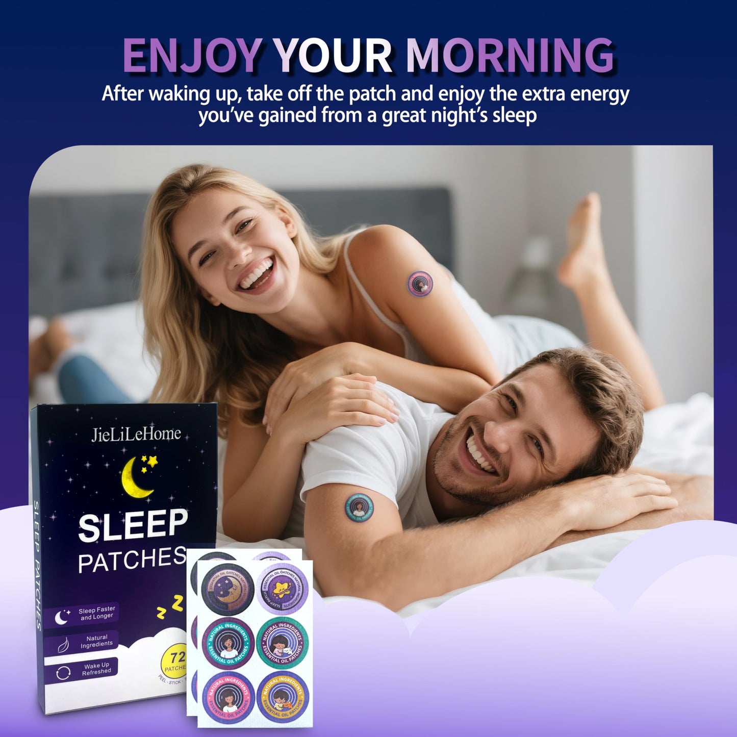 JieLiLeHome Sleep Patches for Adults Extra Strength 1 Tablet