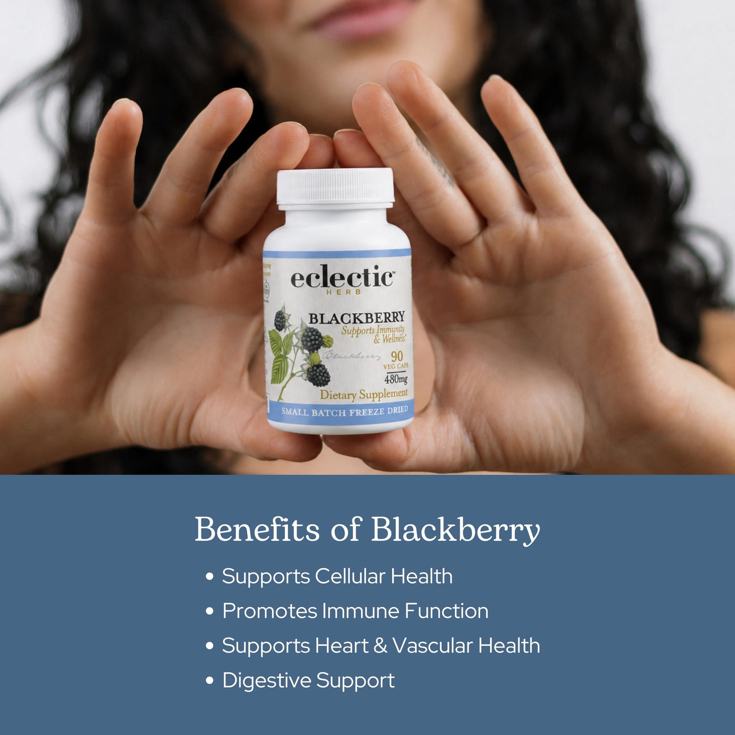 Eclectic Institute BlackBerry Fruit Capsules 90 Count