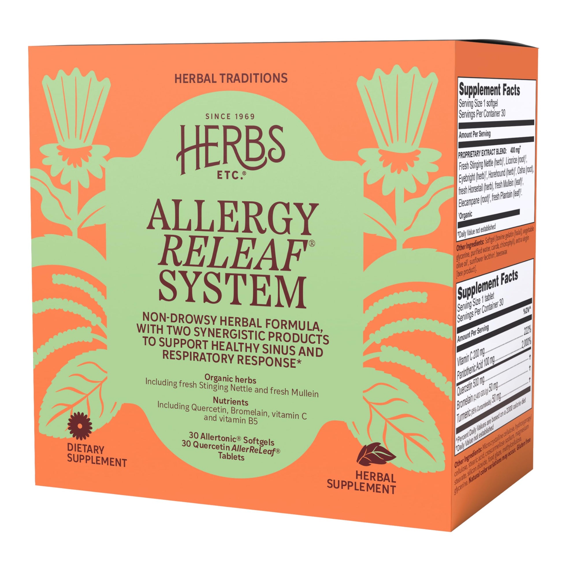 Herbs Etc. Allergy ReLeaf System 30 Tablets