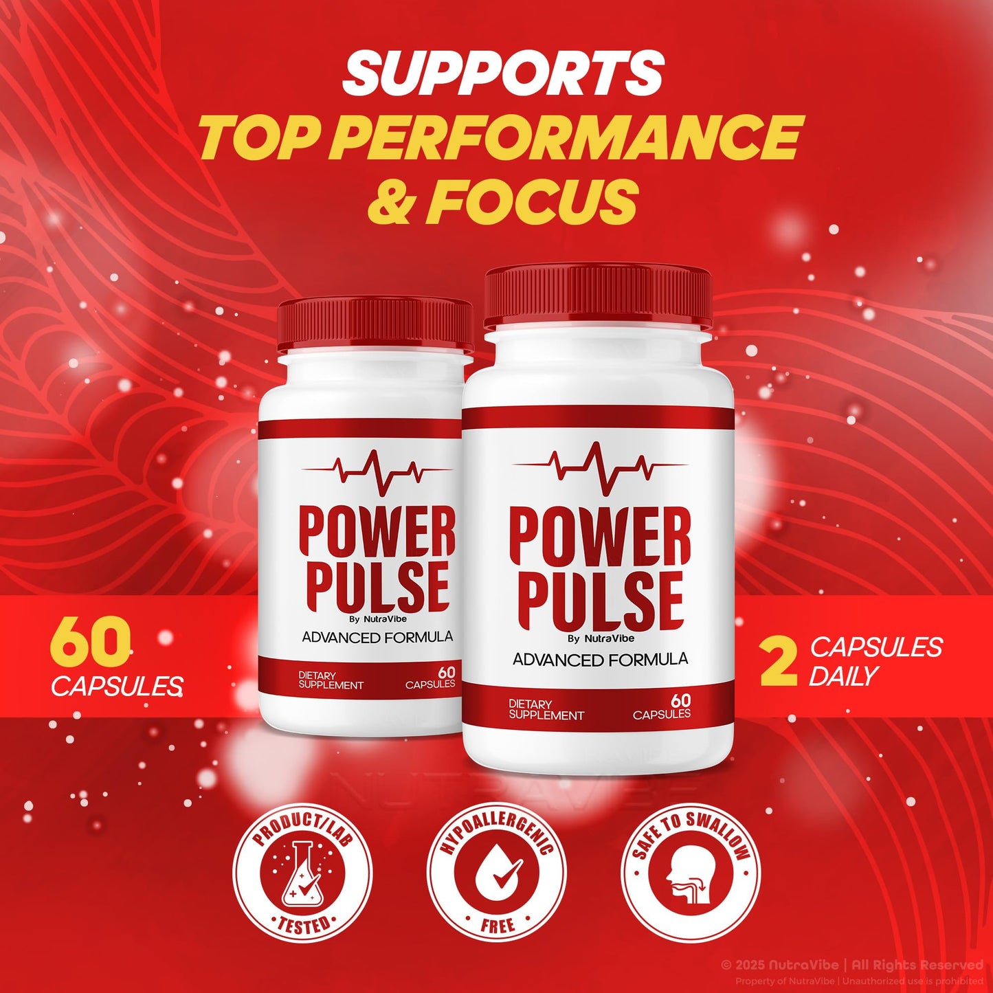 NutraVibe PowerPulse Memory Capsules Capsule 60 Count