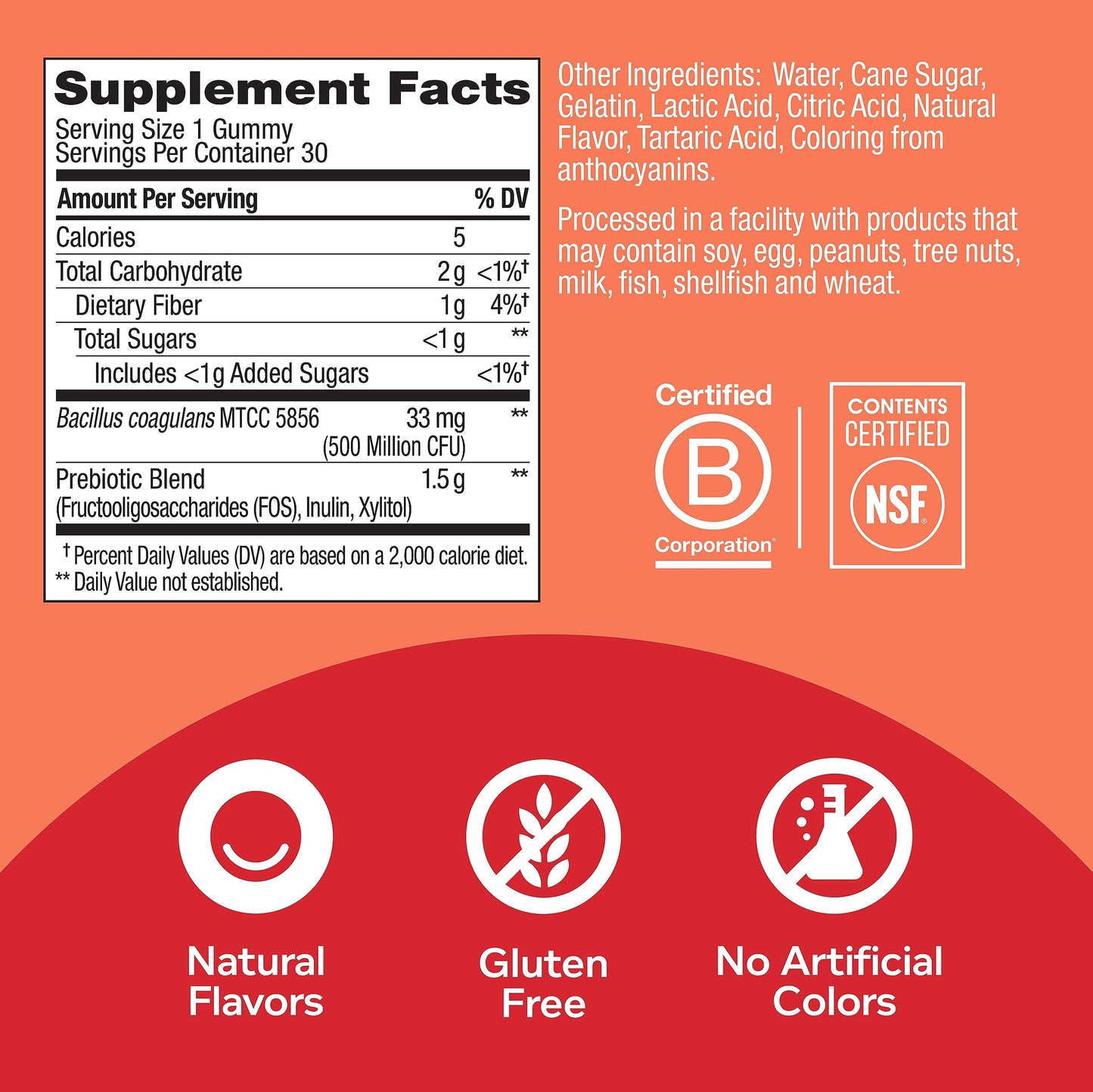 OLLY Kids Multivitamin + Probiotic Gummies & Probiotic + Prebiotic Gummies, 70 Count