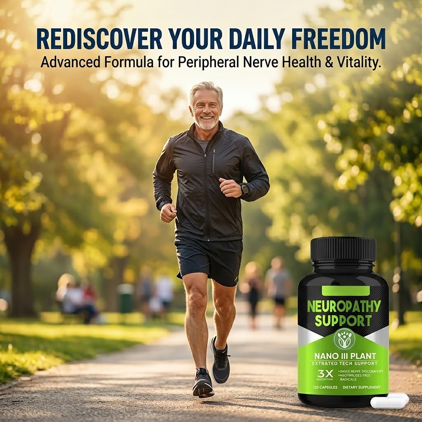 EAONE Nerve Savior for Neuropathy Support Capsules, 240 Count
