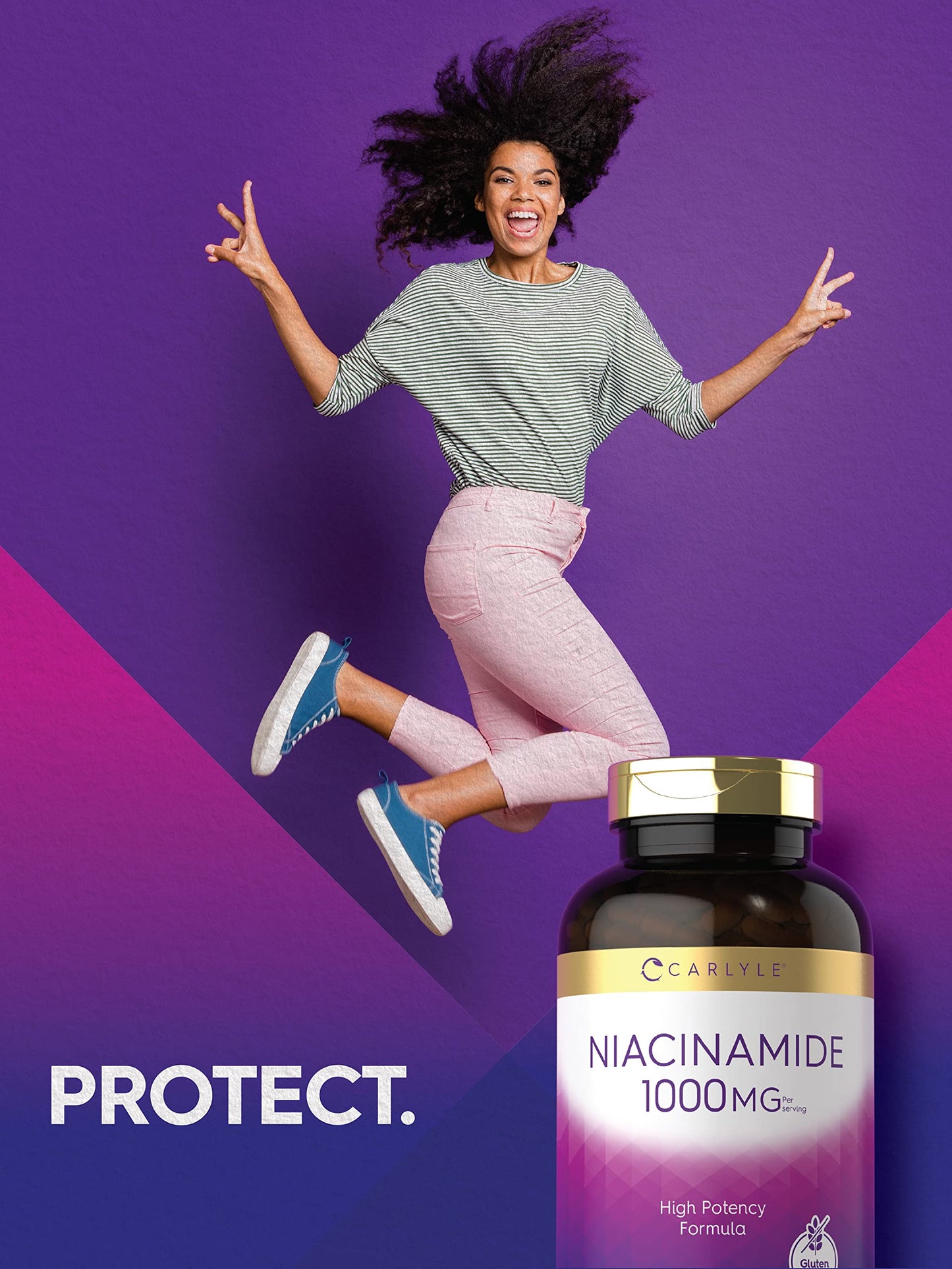 Carlyle Niacinamide 1000 mg Capsules, 400 Count
