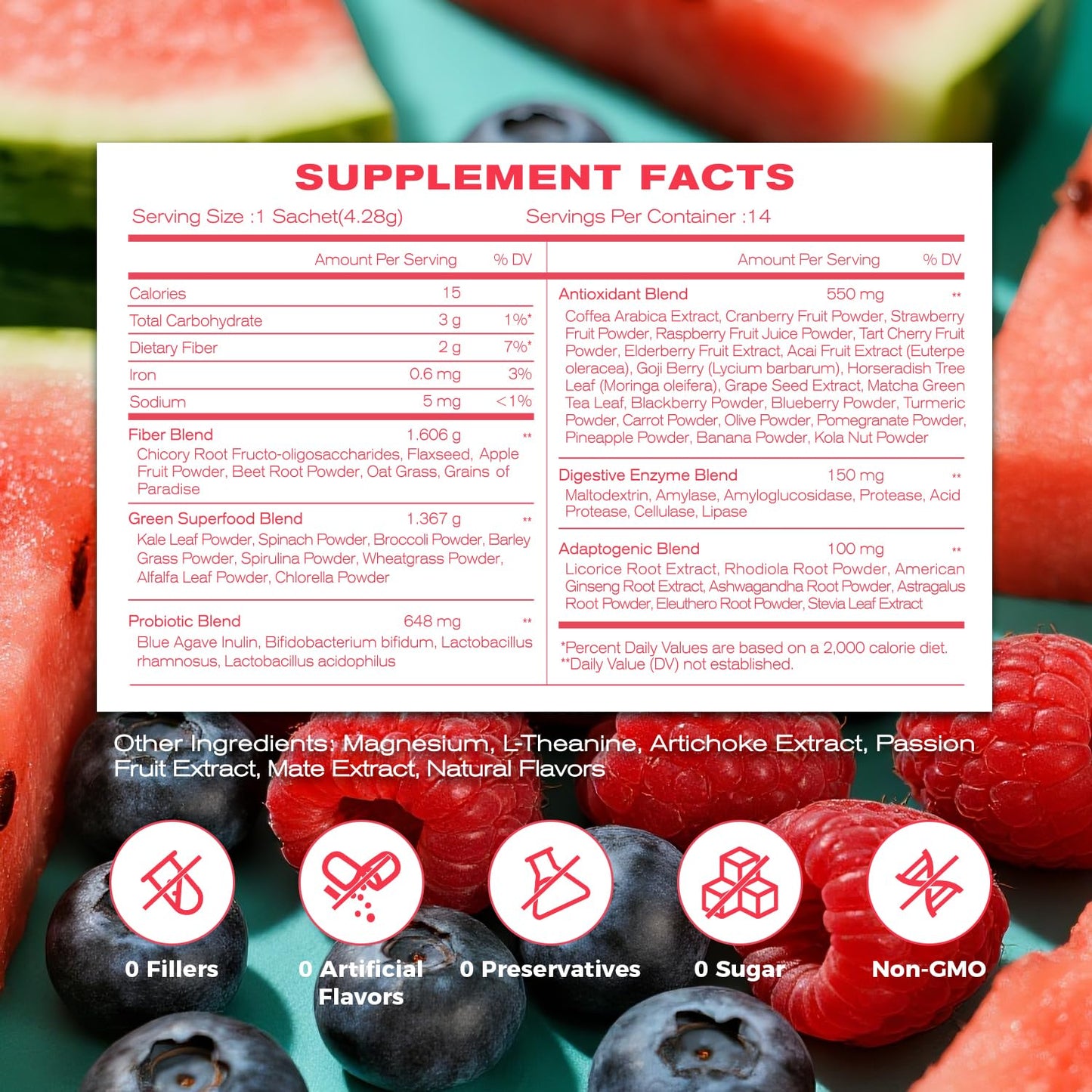 NEWELLME Happy Cleaner Superfood Powder 8.8 oz
