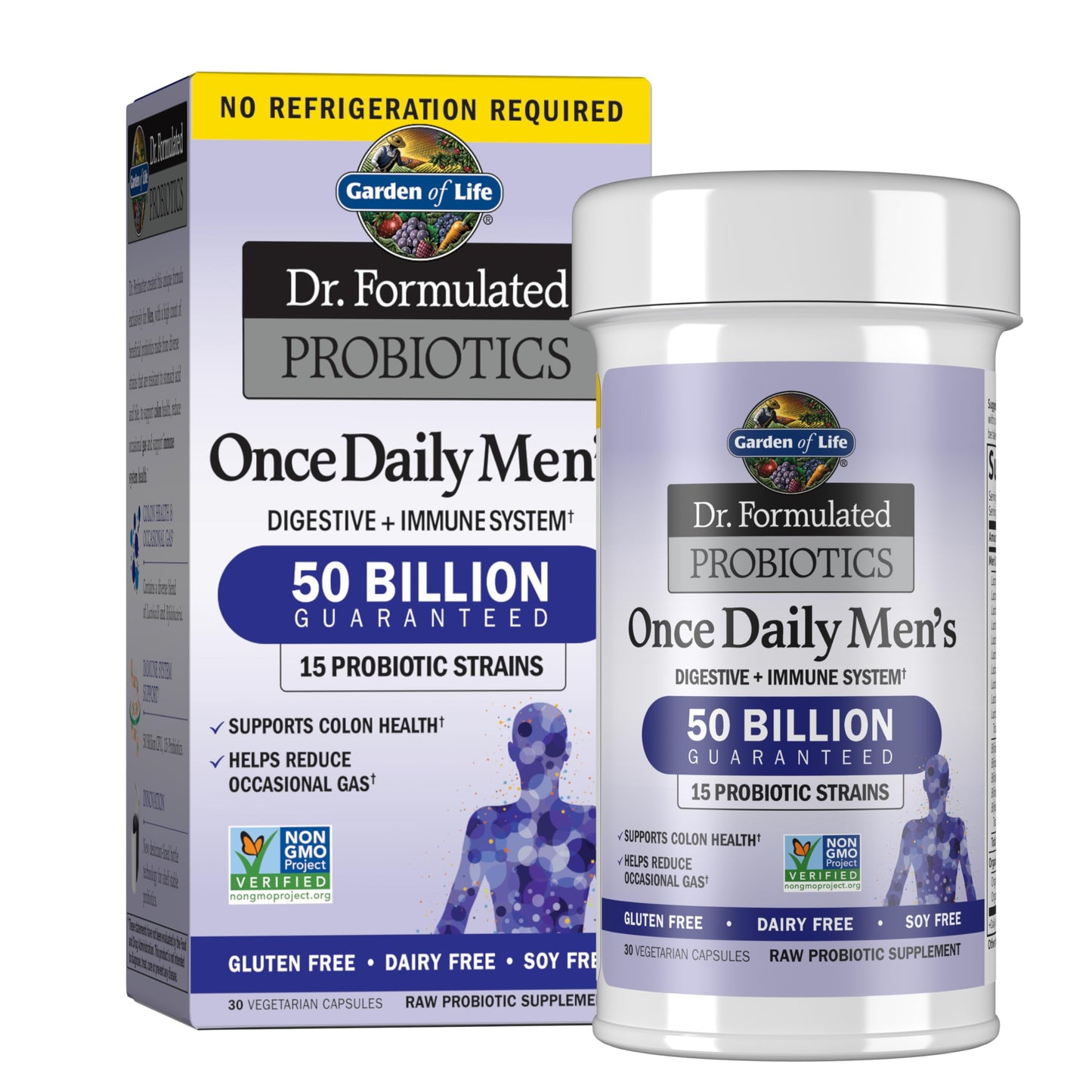 Garden of Life Probiotics for Men 30 Capsules