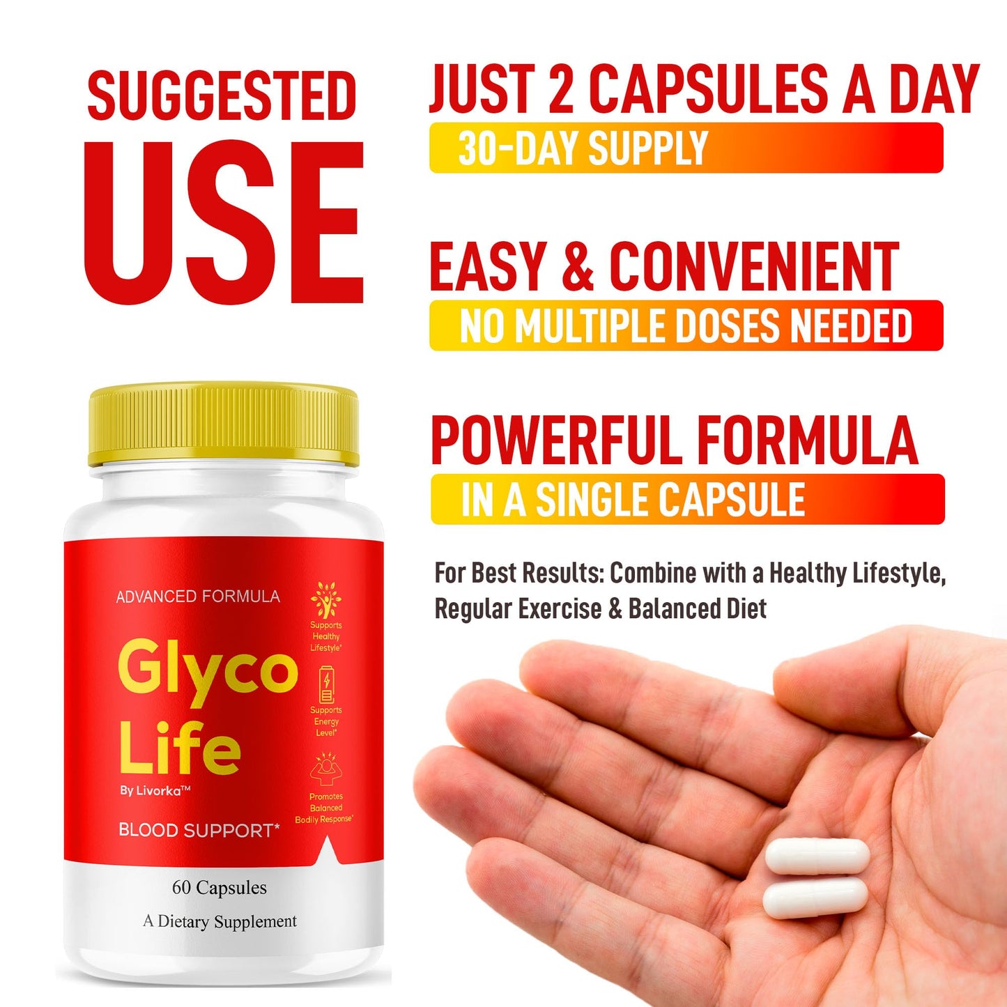 LIVORKA Glyco Life Capsules, 60 Count