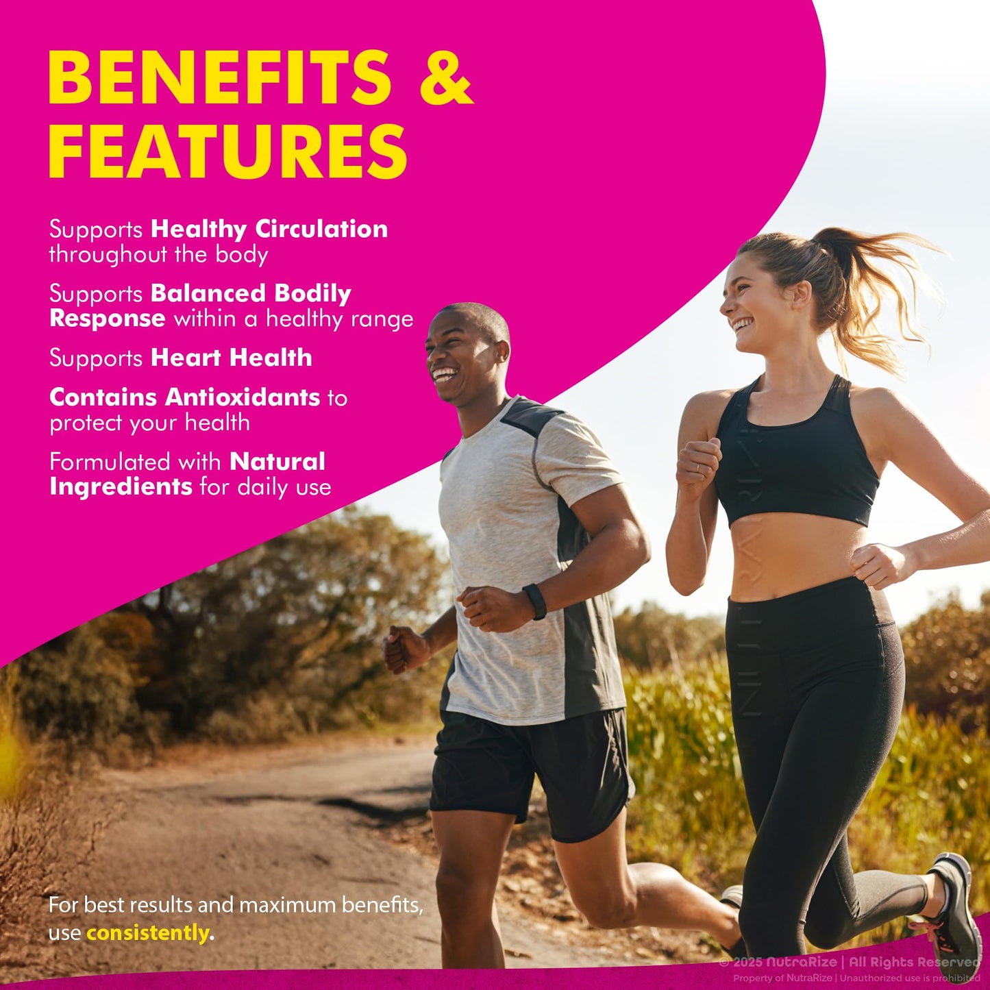 NutraRize Glyco Active, Advanced Blood Support Supplement, All Natural Formula to Maintain Healthy Levels, Maximum Strength for Overall Wellness, 60 Capsules