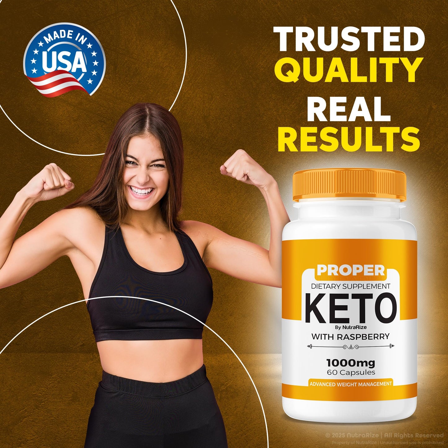 NutraRize Proper Keto ACV Capsules 300 Capsules