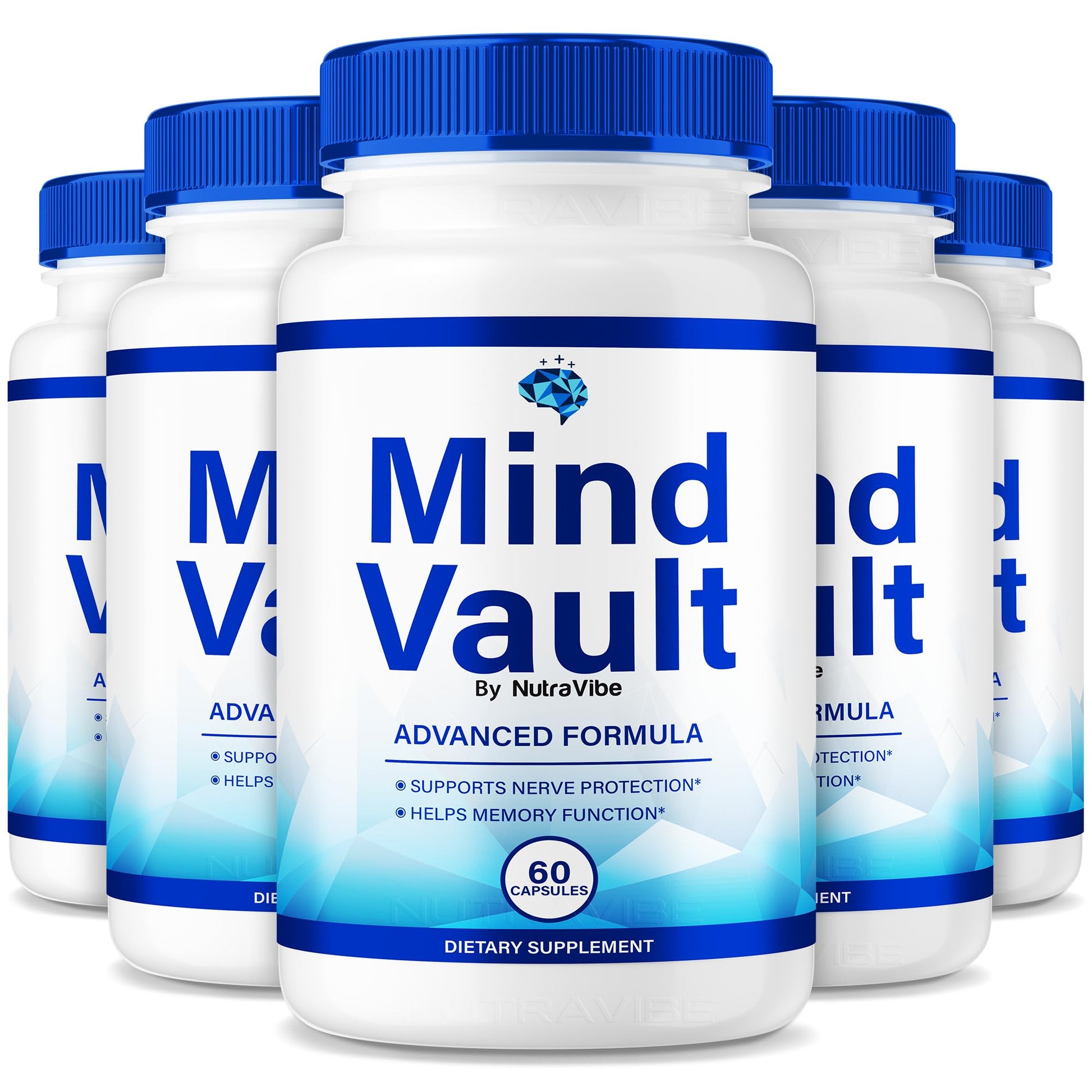 NutraVibe Mind Vault Pills Capsules 300 Capsules