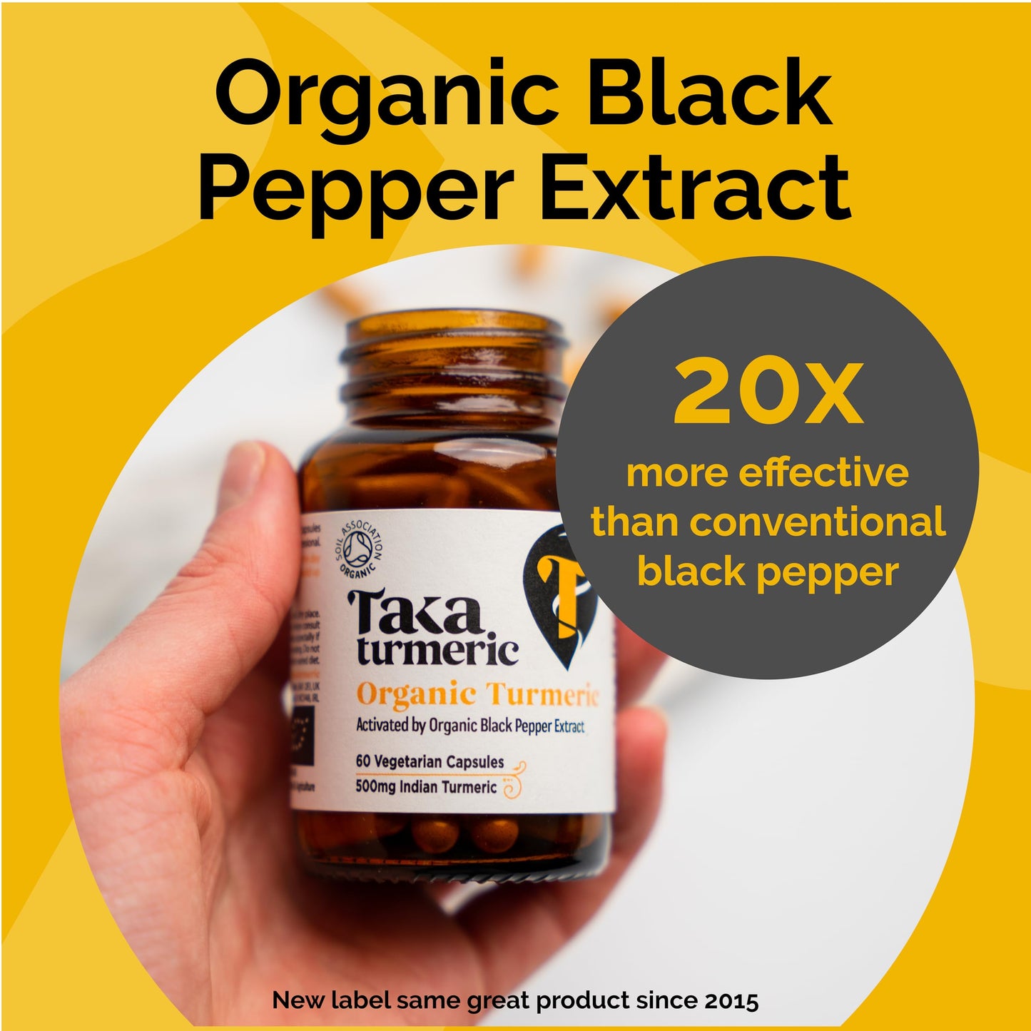 Taka Turmeric Turmeric & Black Pepper Extract 60 Capsules