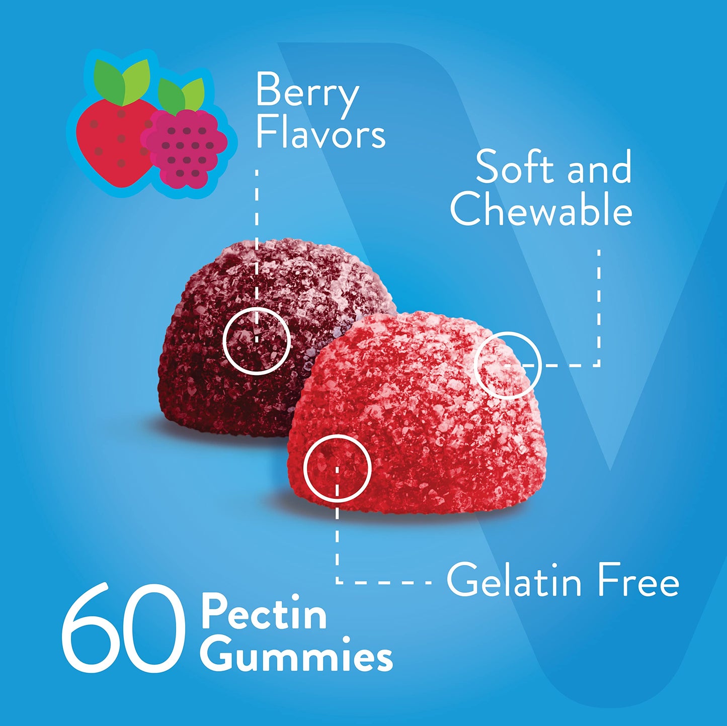 Viteey Vitamin D3 Gummies for Adults & Teens 60 Count