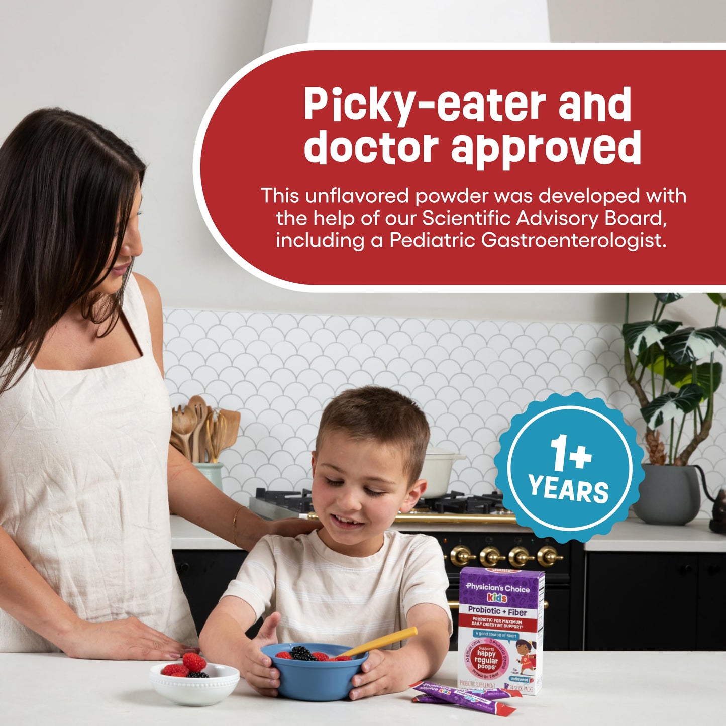 Physician's CHOICE Kids Happy Tummy Bundle Chewable 54 Count