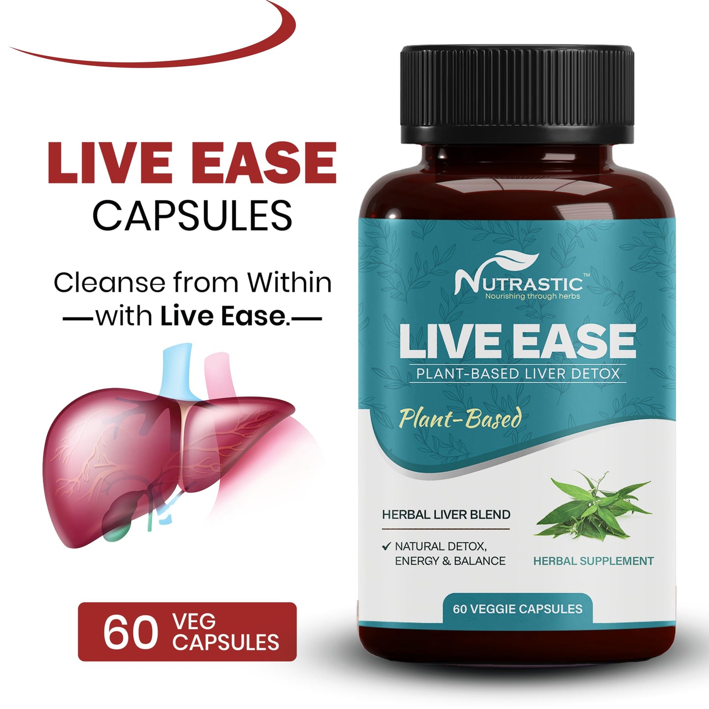 Nutrastic Live Ease Capsule, 60 Count