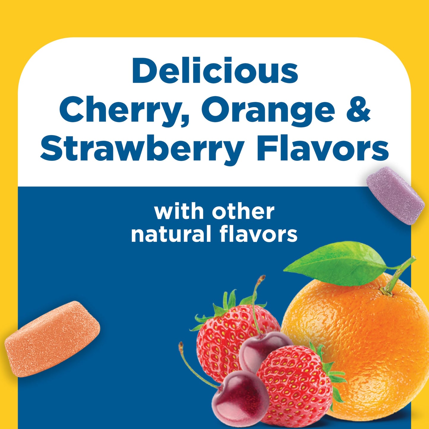Nature Made Calcium Gummies 500 mg per Serving with Vitamin D3, 80 Gummies