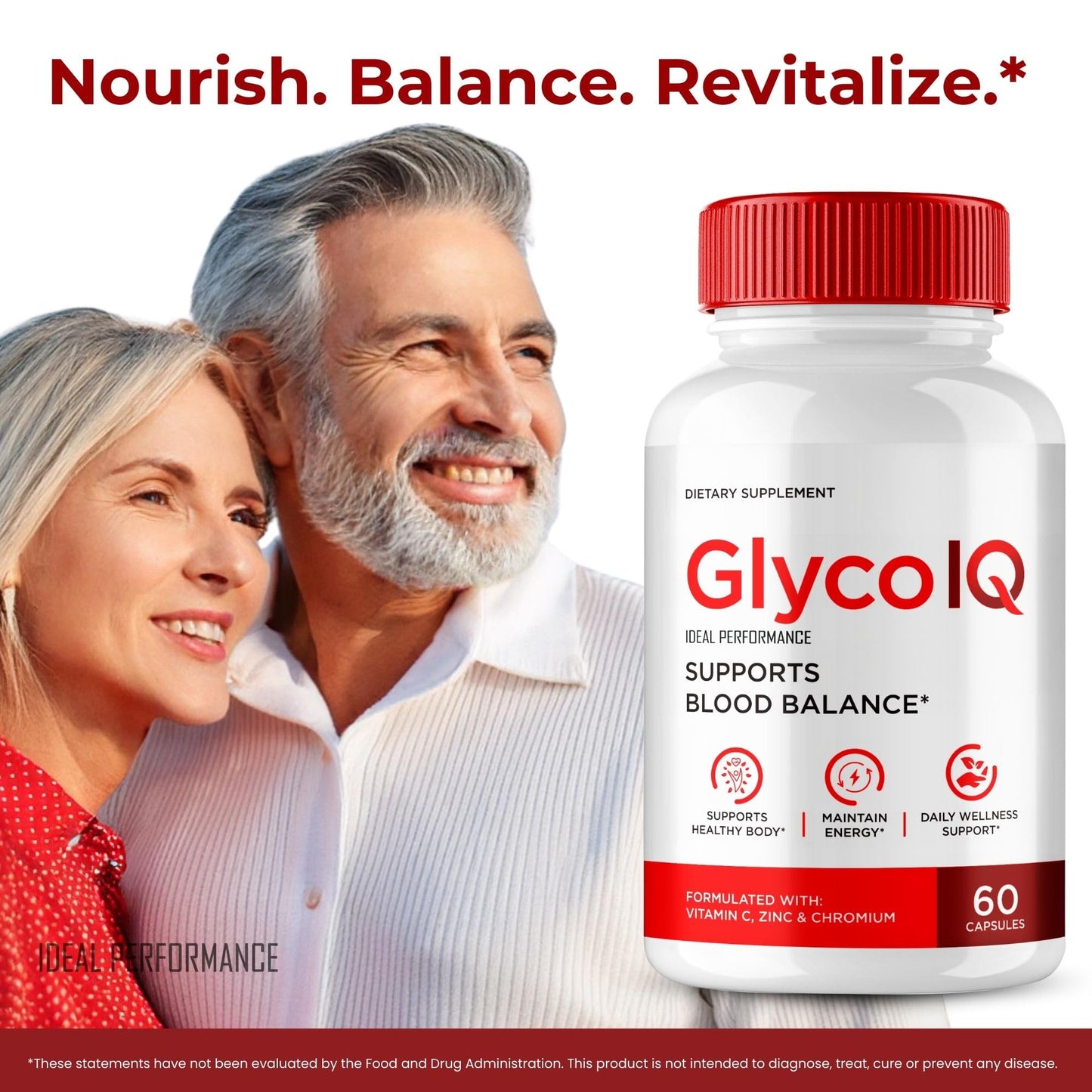 IDEAL PERFORMANCE GlycoIQ Blood Support Capsule 120 Capsules