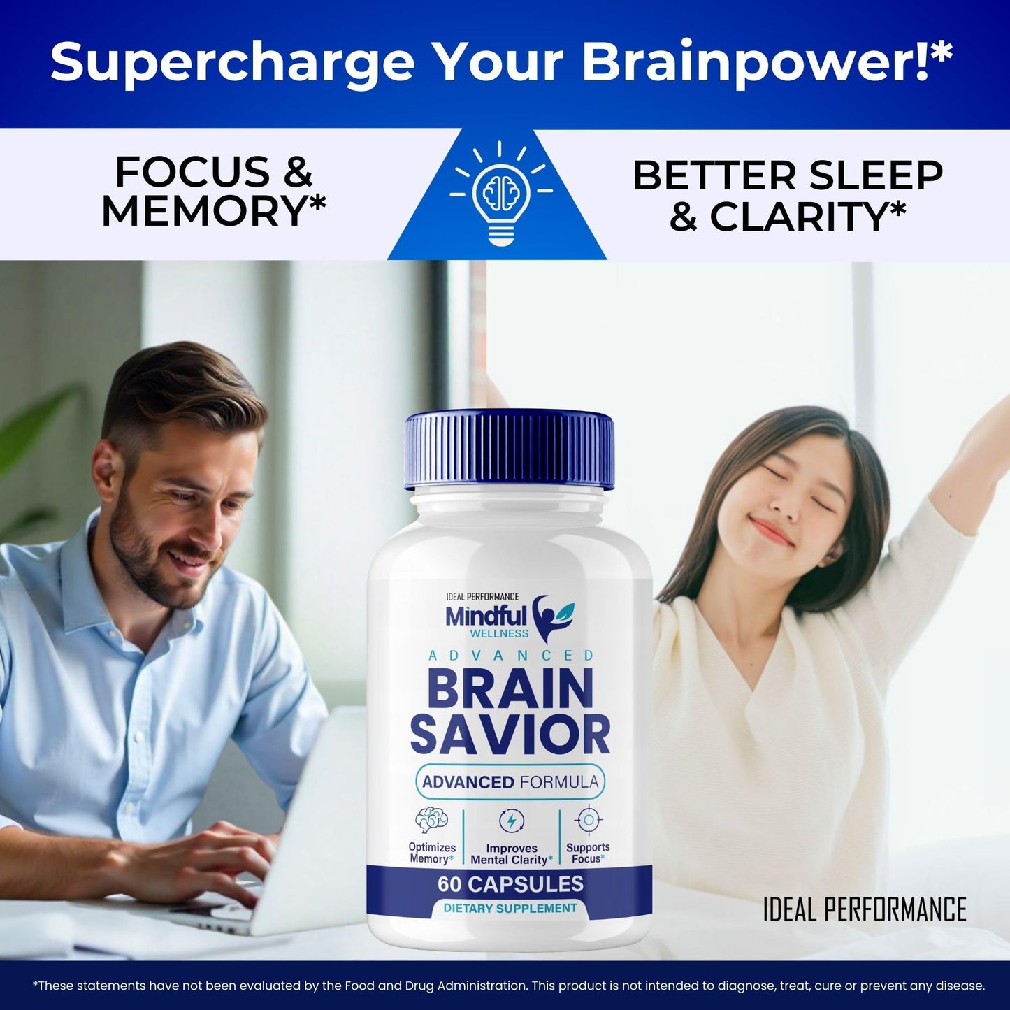 IDEAL PERFORMANCE Brain Savior 120 Capsules