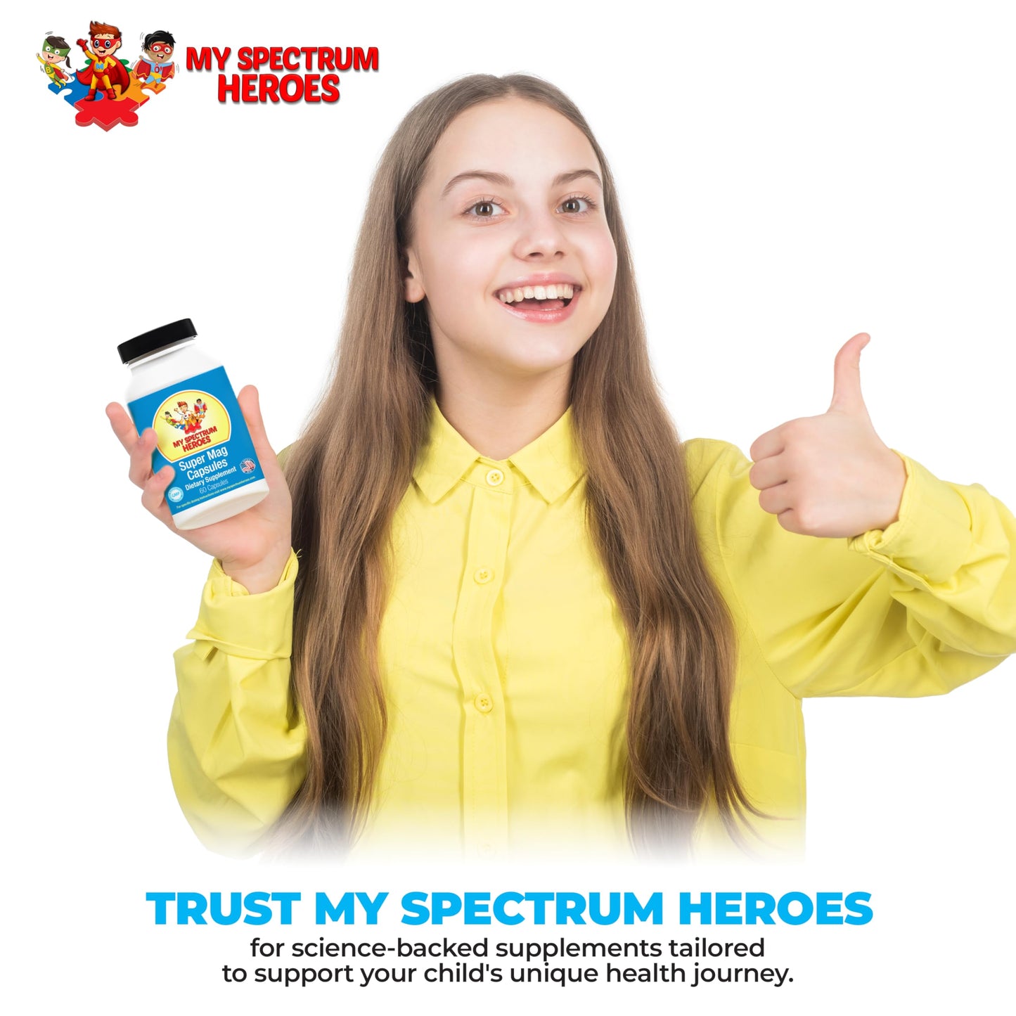 My Spectrum Heroes Magnesium High-Absorption Blend 60 Capsules