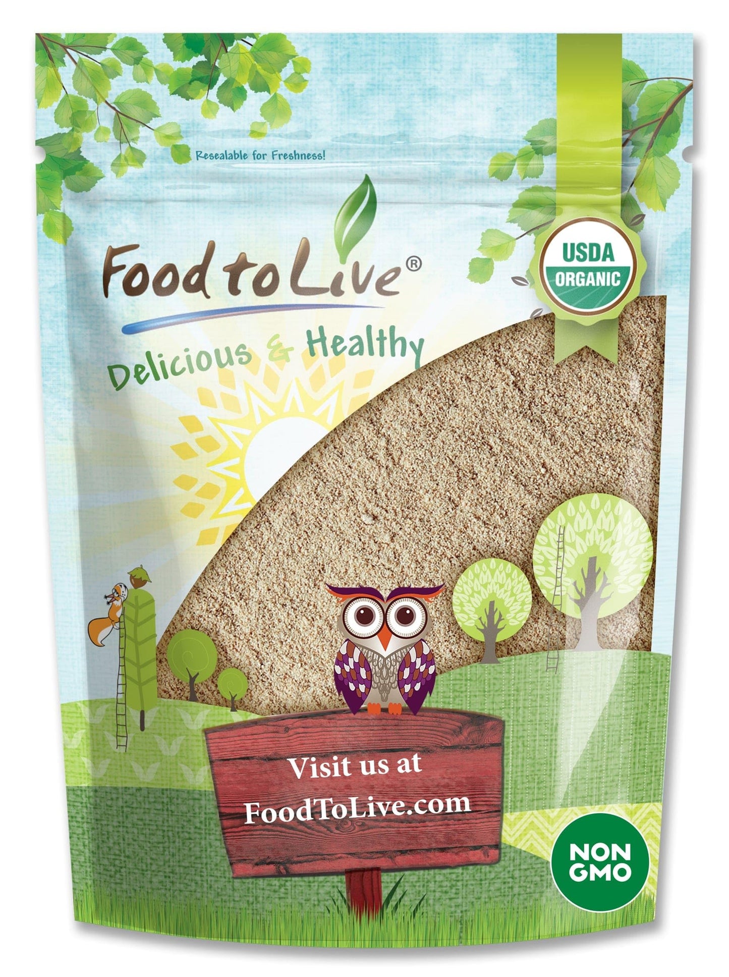 Food to Live Organic Ashwagandha Root Powder, 48 oz