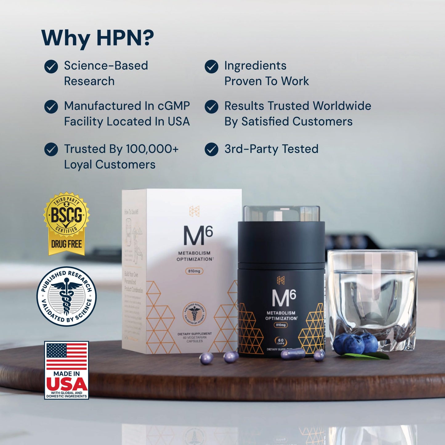 HPN Metabolism Booster Fat Burner Capsule 60 Capsules