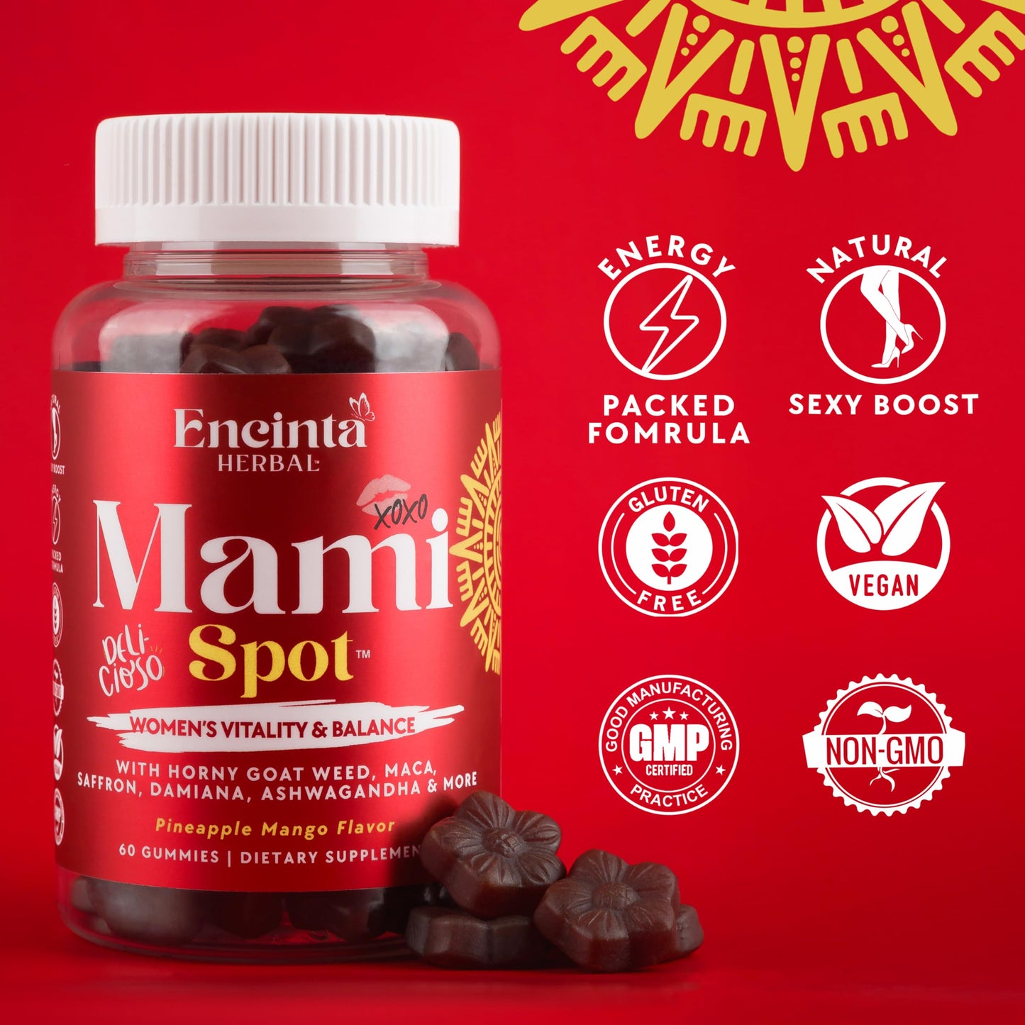Encinta Herbal Mami Spot Women’s Wellness 60 Gummies