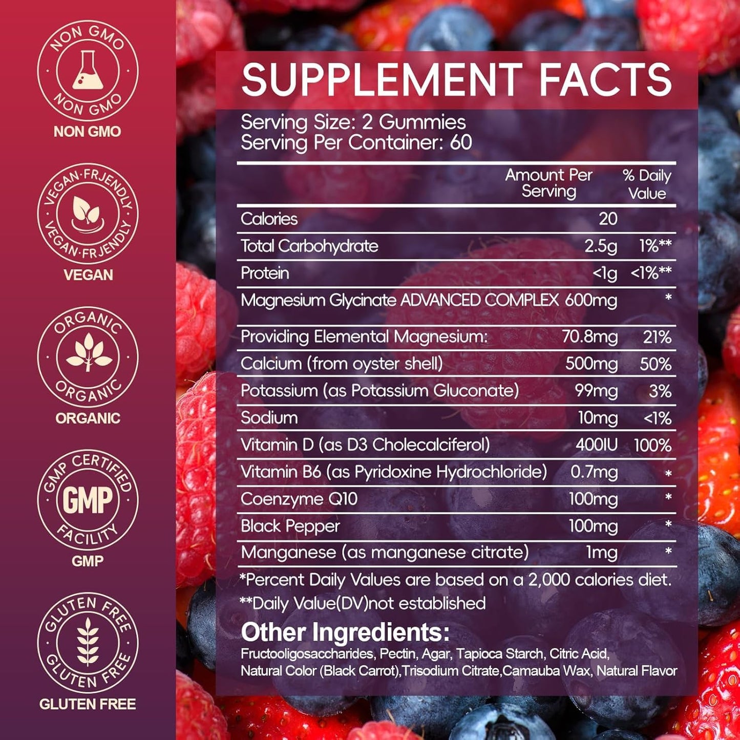 Cytona Magnesium Glycinate Gummies 120 Count