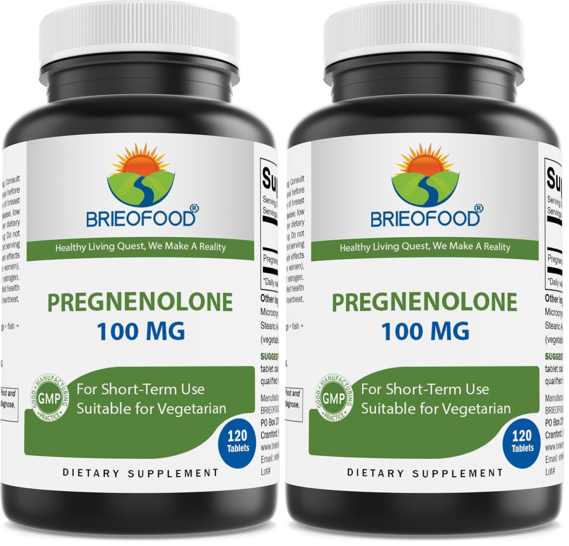 Brieofood Pregnenolone 100 mg 240 Tablets