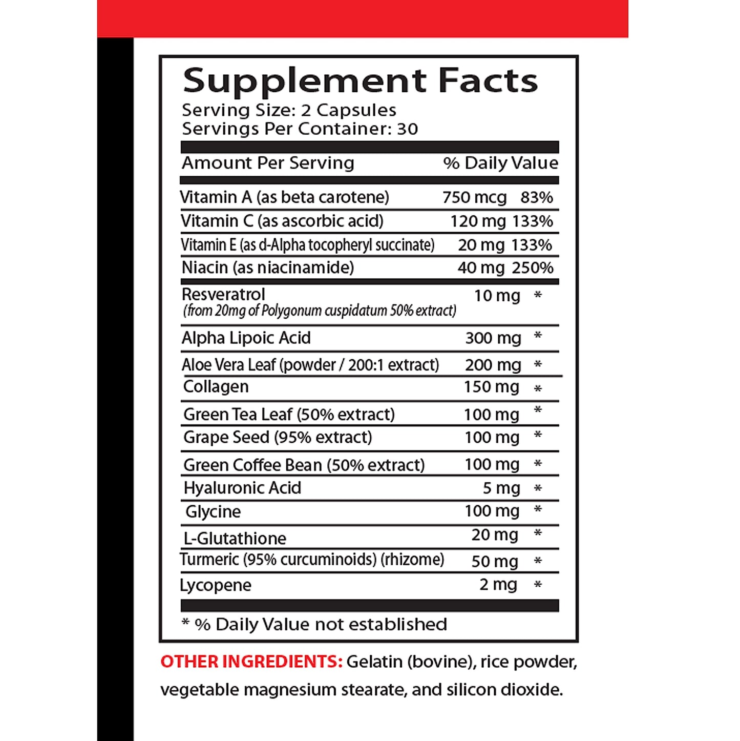 SKIN CARE SOLUTIONS Anti-Wrinkle Blend 60 Capsules