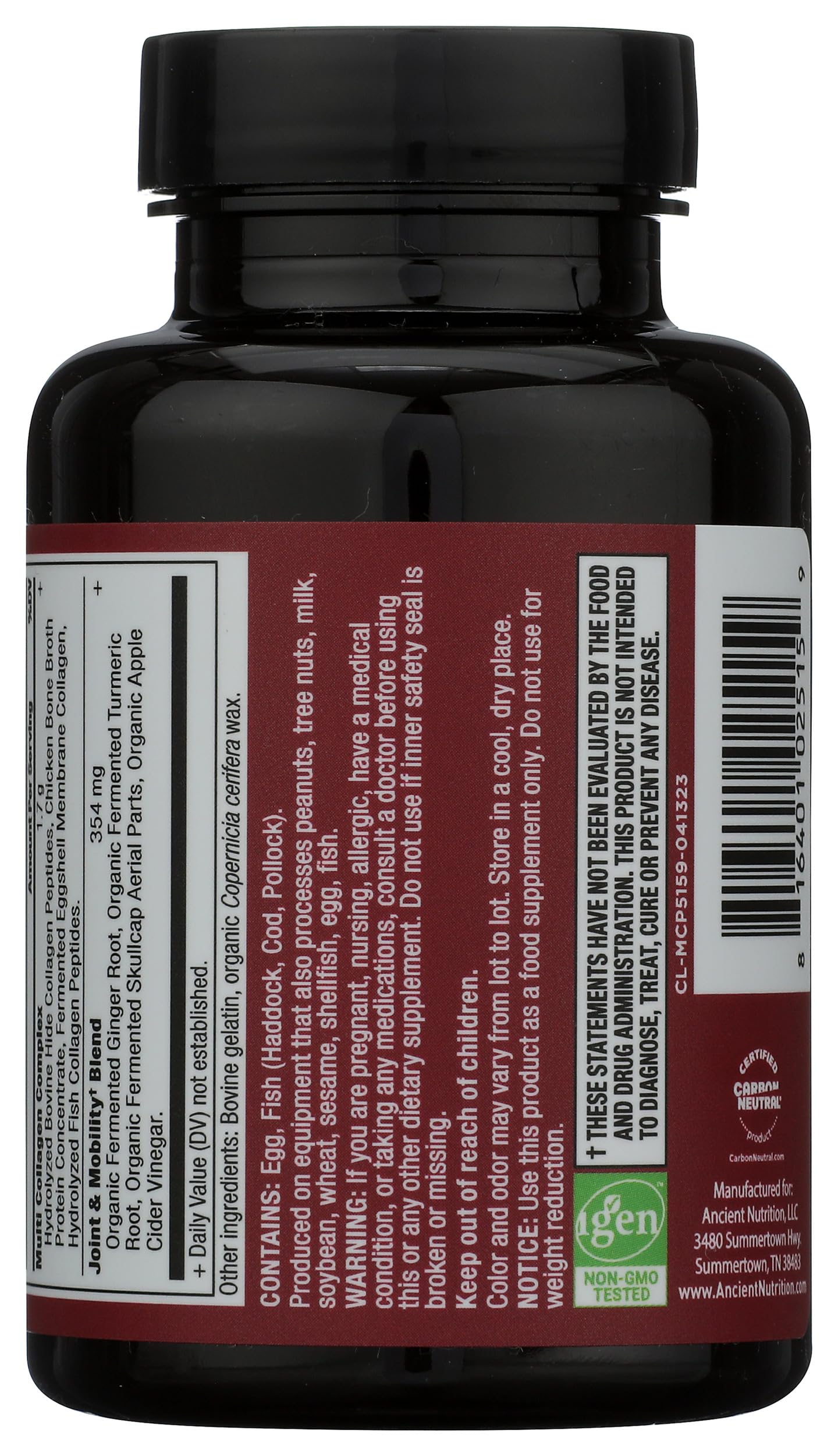 Ancient Nutrition Multi Collagen Capsules, 1 Count