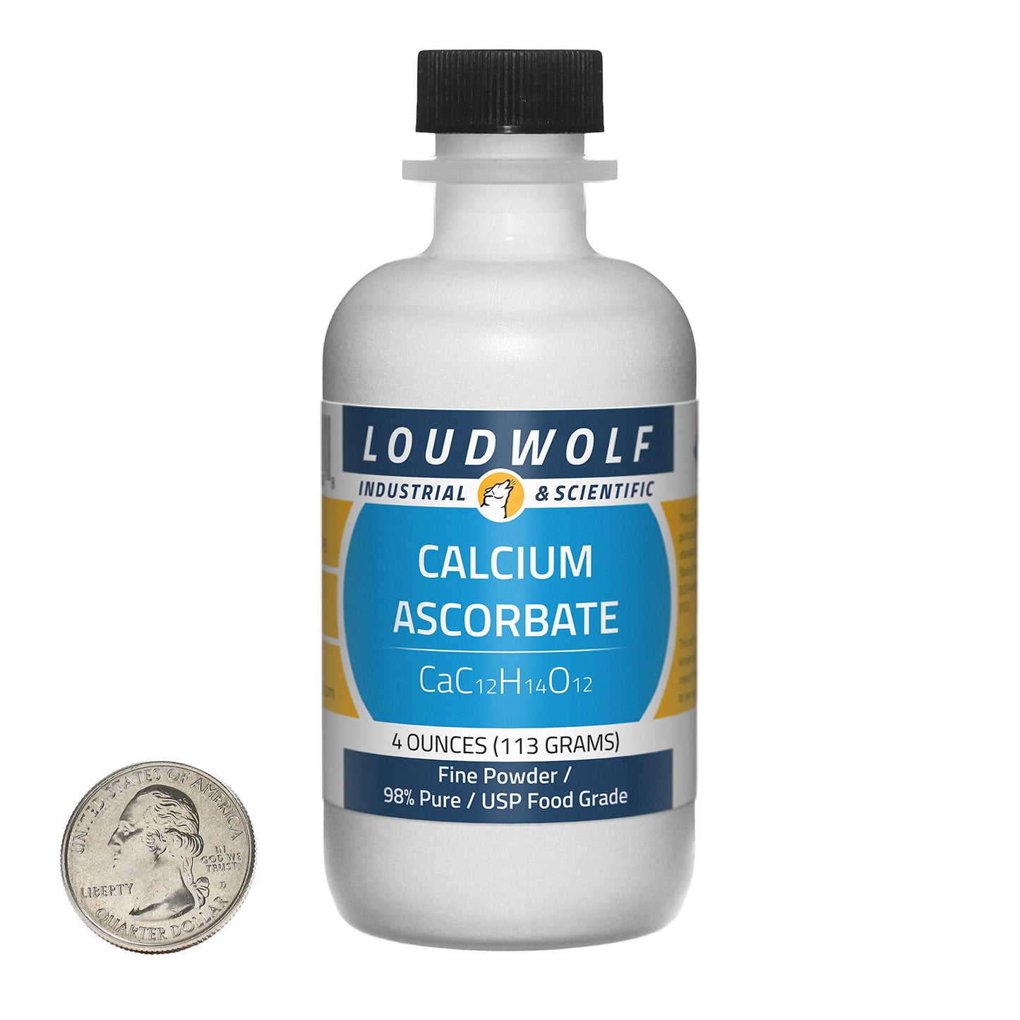 Loudwolf Calcium Ascorbate Powder, 4 oz