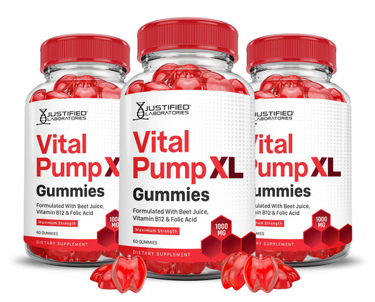 Justified Laboratories Vital Pump XL Performance 180 Gummies