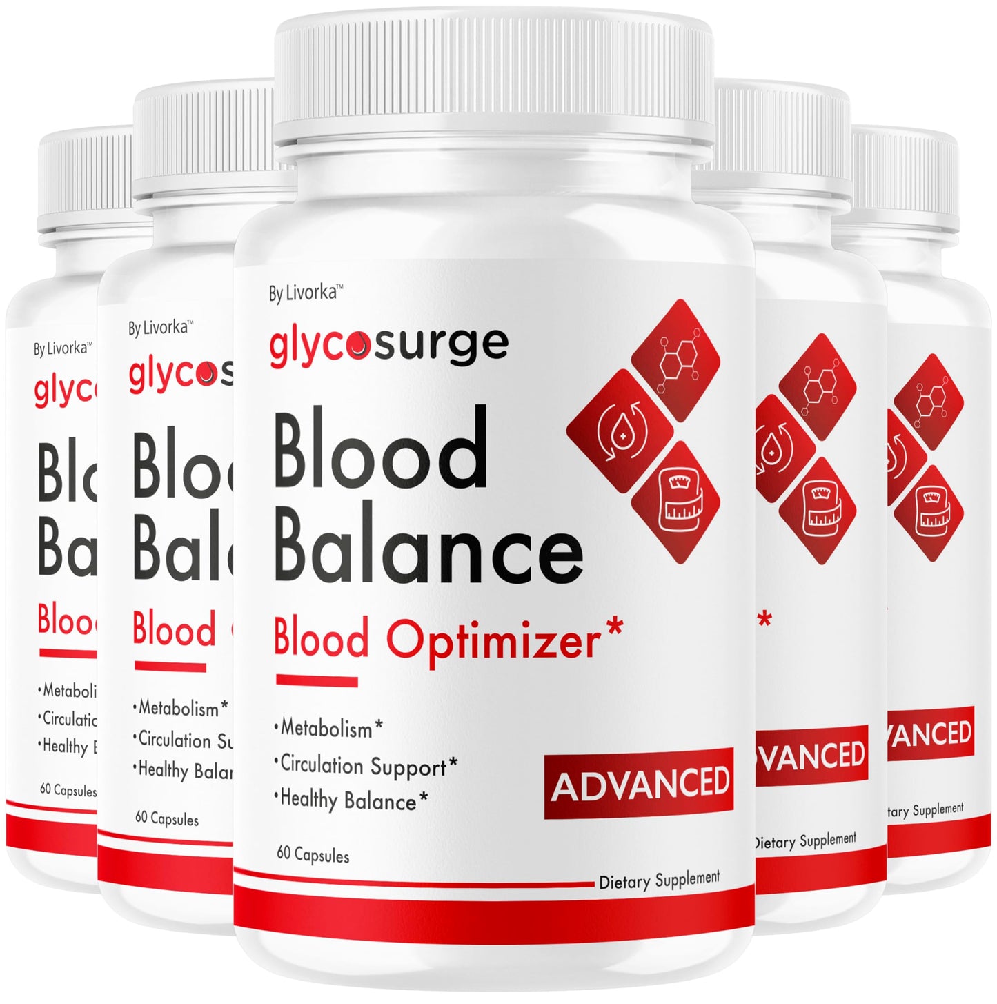 LIVORKA GlycoSurge Balance Capsules, 300 Capsules