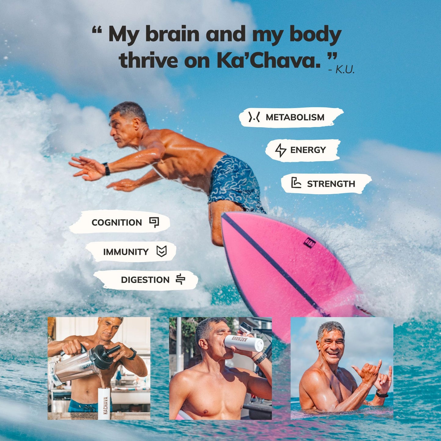 Ka’Chava Whole Body Meal Shake Chai Powder 32