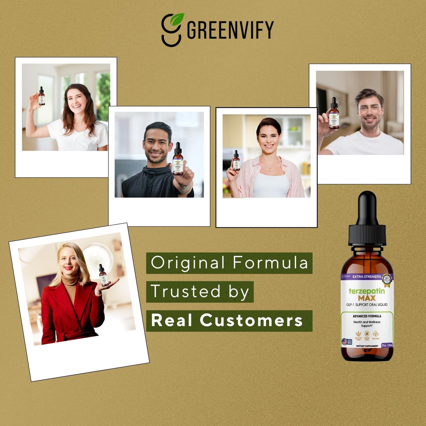 GREENVIFY Terzepatin MAX Extra Strength GLP-1 Support Capsule, 60 Capsules