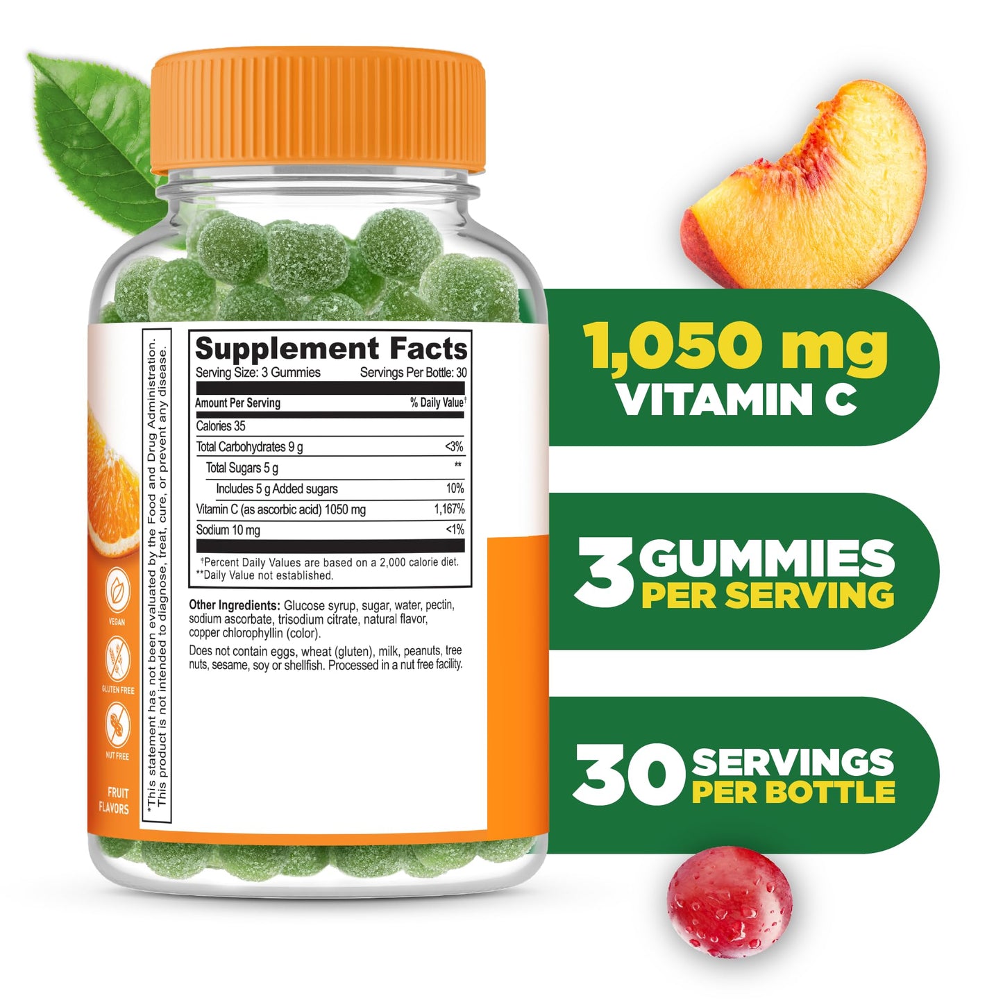 Lifeable Vitamin C Gummy, 90 Gummies
