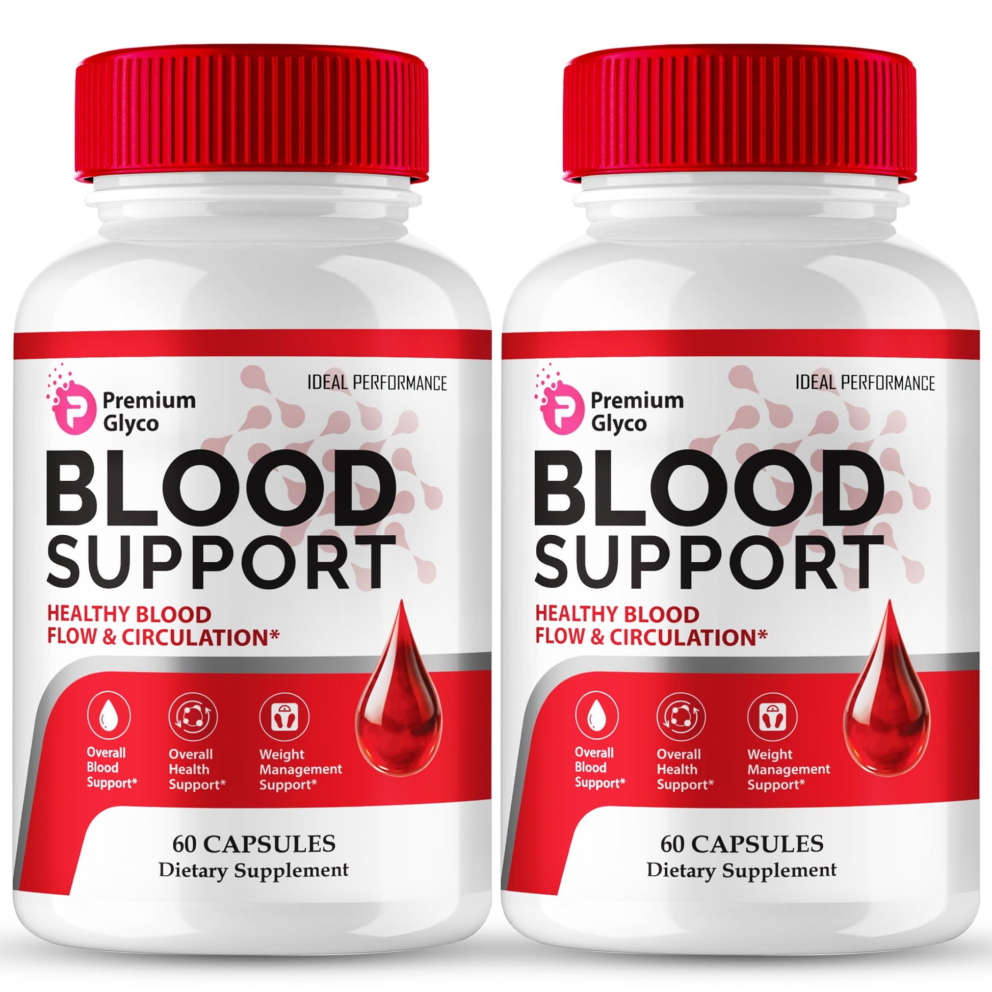 IDEAL PERFORMANCE Premium Glyco Advanced Blood Formula Capsules, 120 Count