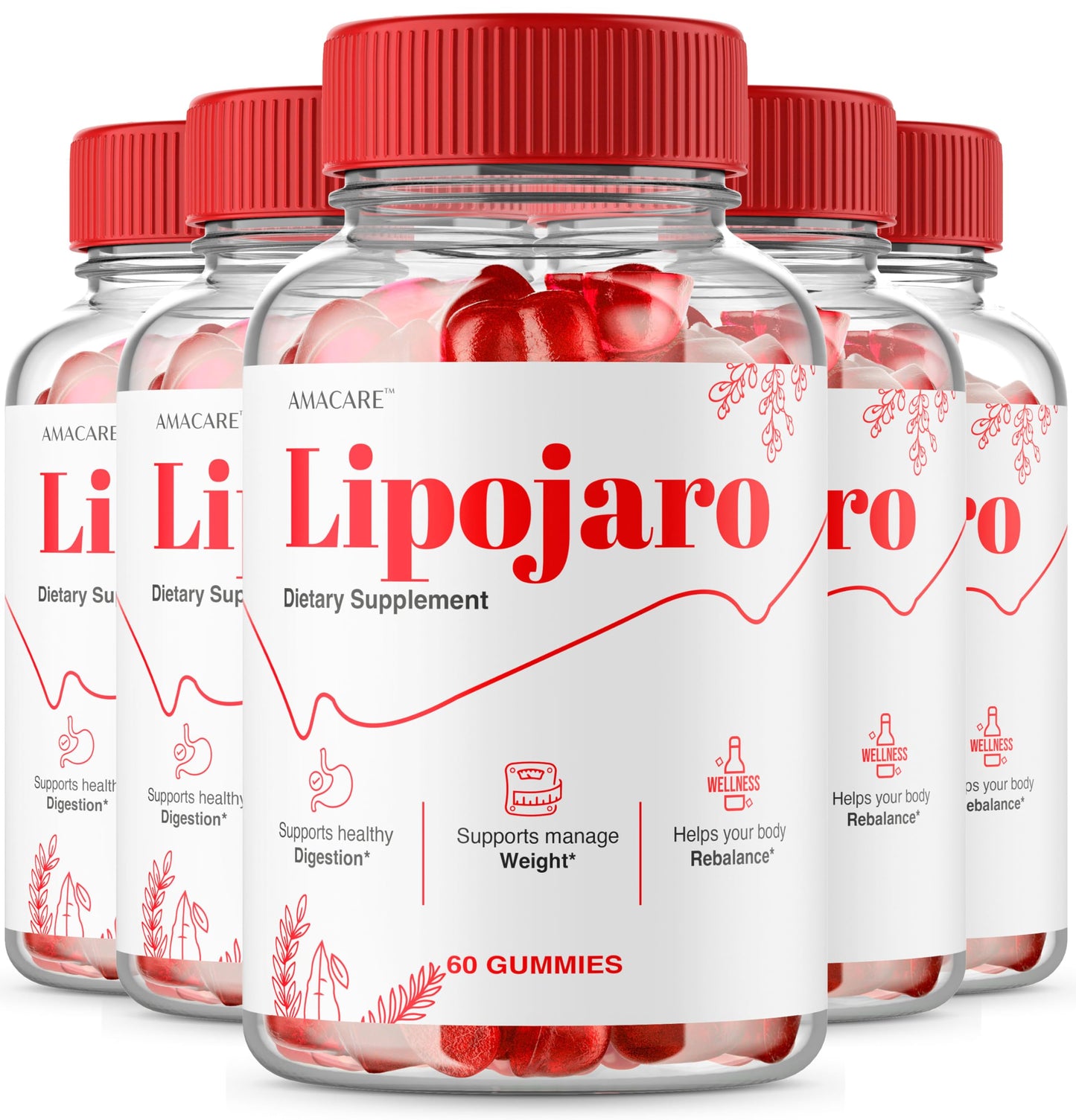 AMACARE LipoJaro Gummies 300 Gummies