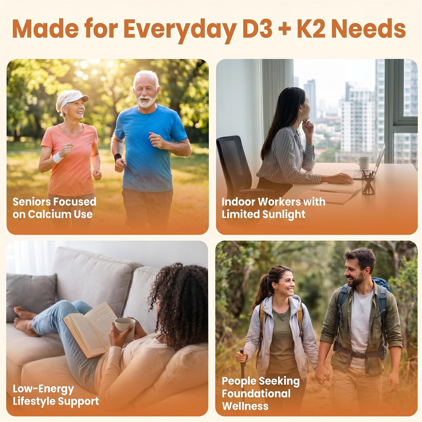 VEV Vitamin D3 K2 10,000 IU, 200 mcg MK-7, 300 Softgels