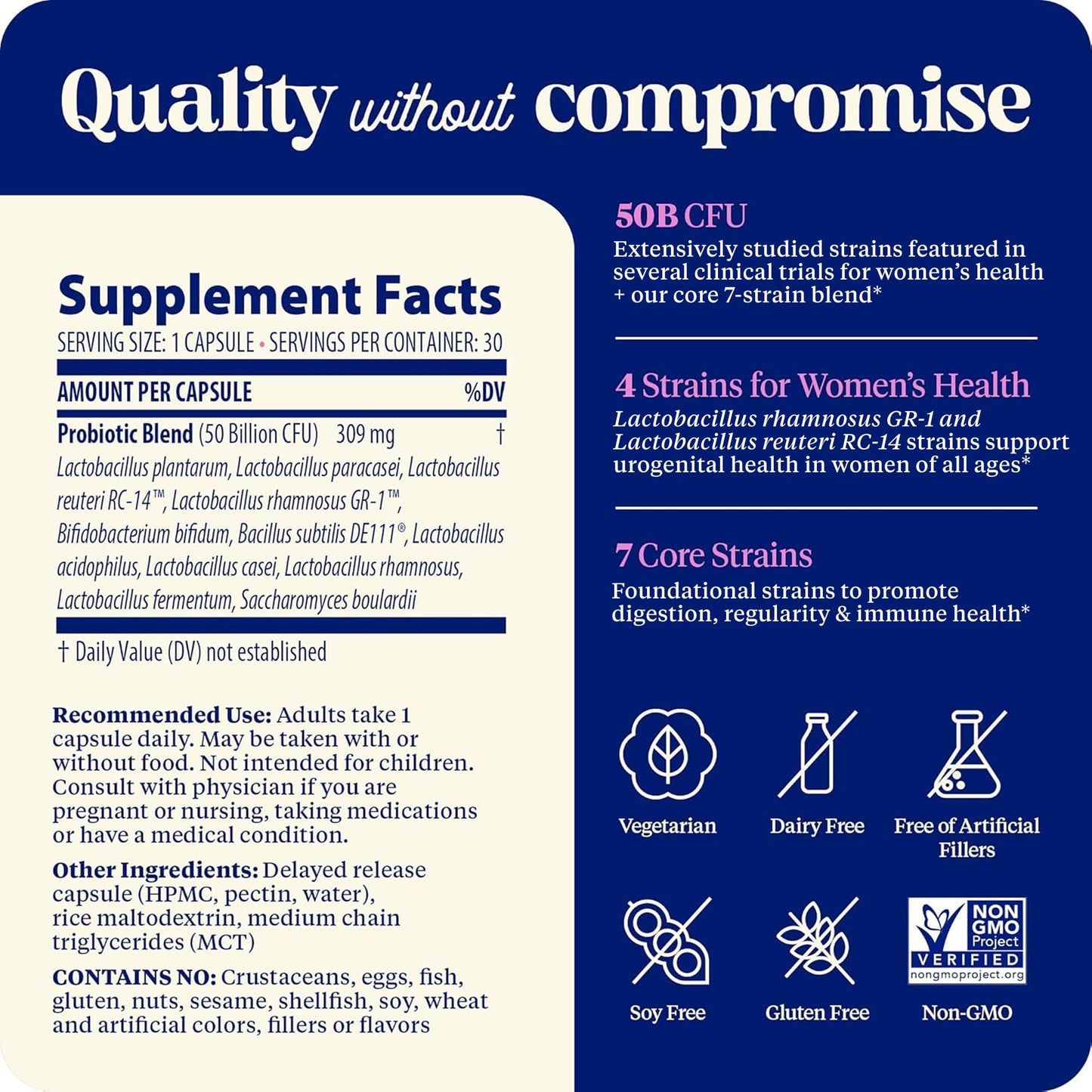 Enzymedica SubCulture Probiotic for Women 50 Billion CFU, 30 Capsules