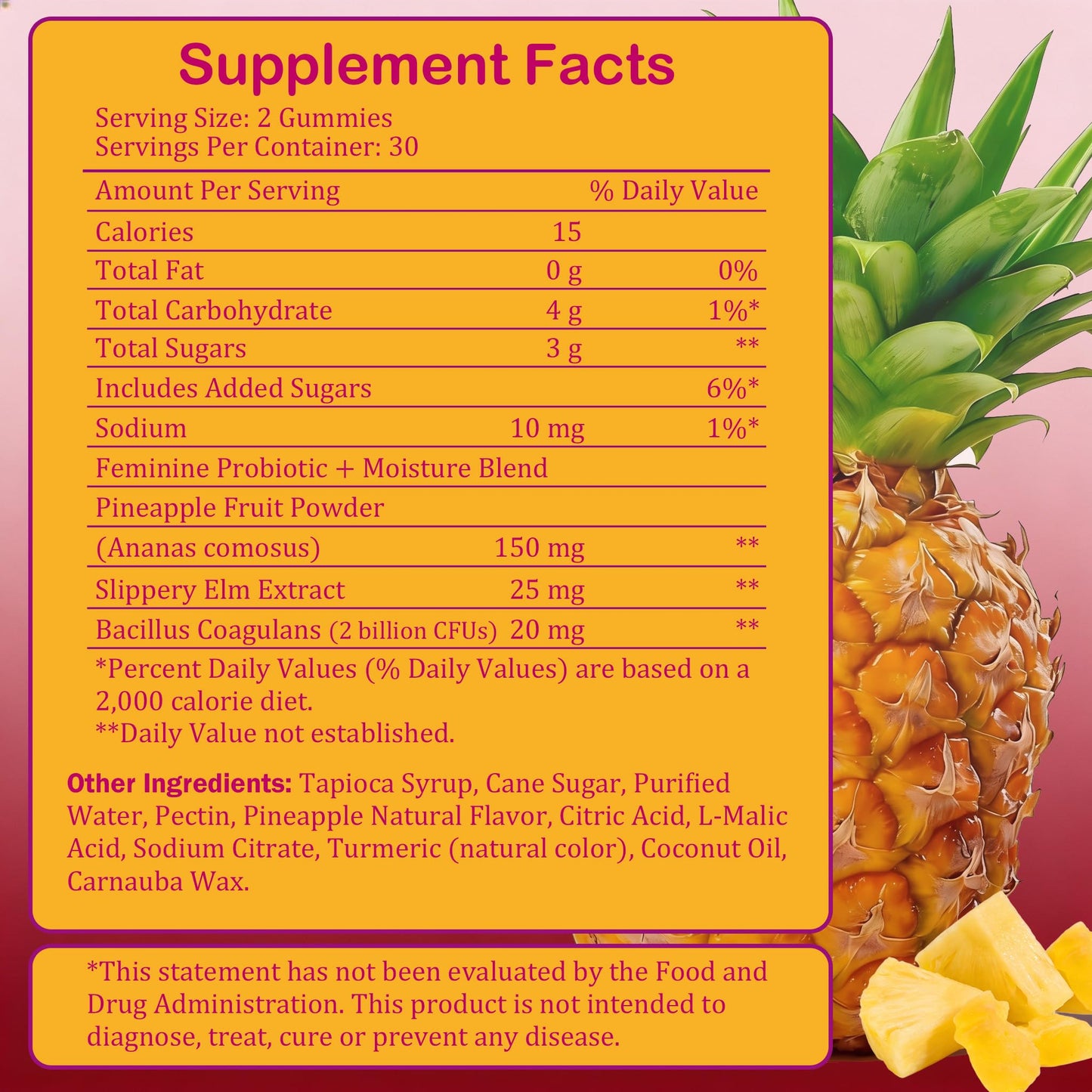 dakasokaaa Slippery Kitty Probiotic Gummies for Women, 60-count