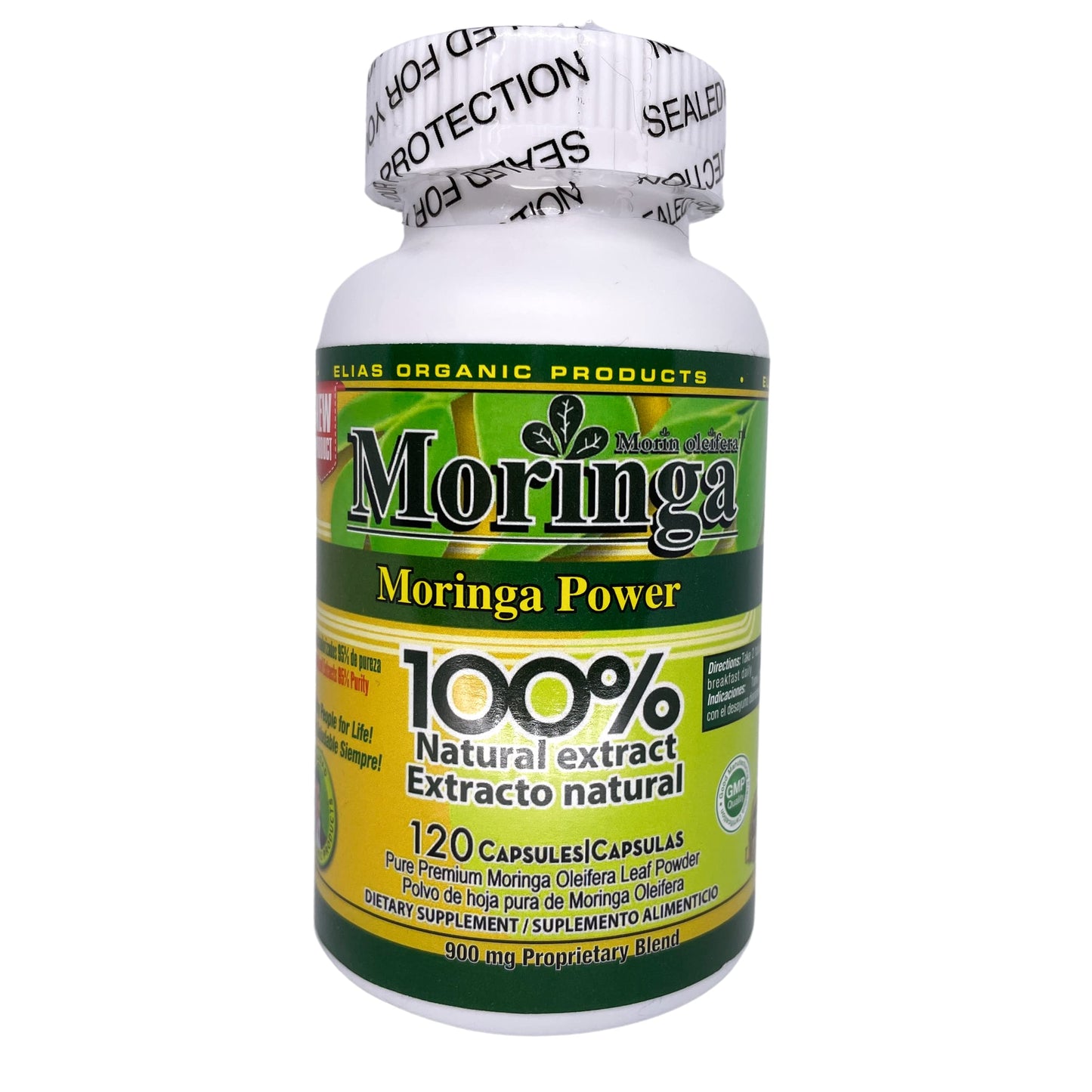 Elias Organic Products Moringa Power Rica en Vitaminas y Minerales Capsules 120