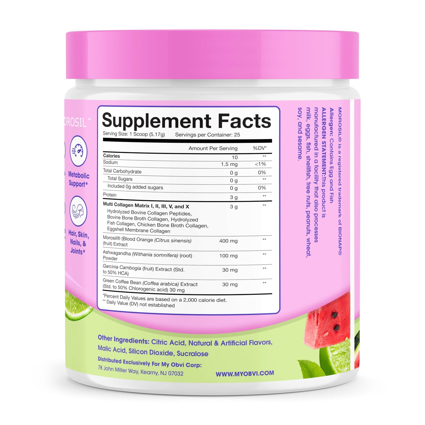 Obvi Collagenic Burn Powder 4.5 Ounce