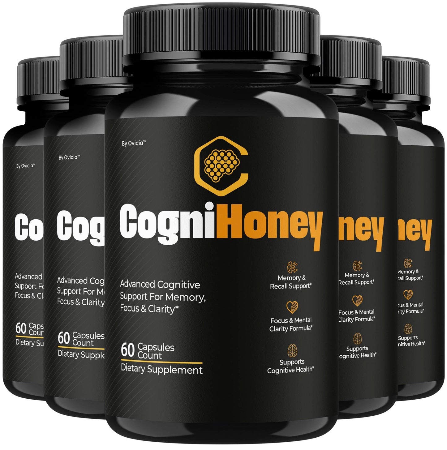 OVICIA CogniHoney Capsules, 300 Capsules