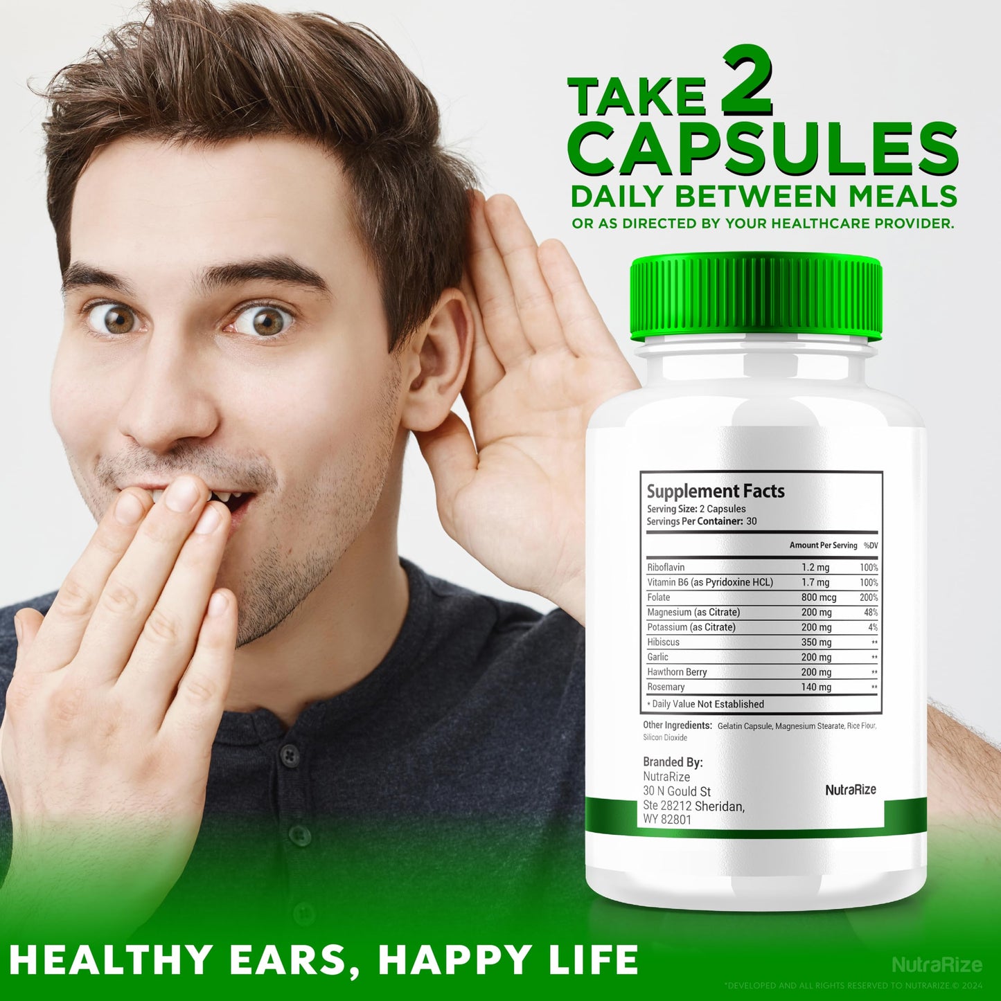 NutraRize Silence Guardian Hearing Support Capsule 120 Capsules