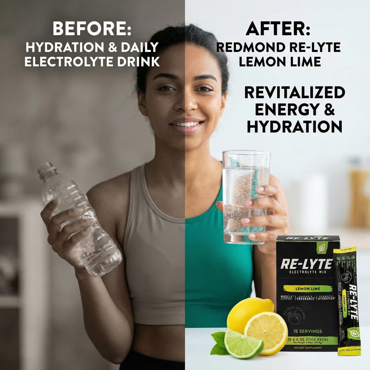GROVE Relyte Electrolyte Mix Lemon Powder Packets, 6 Pack